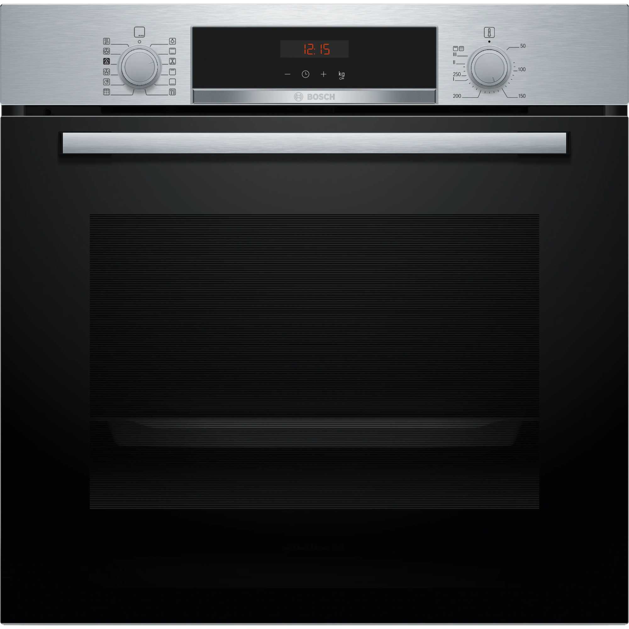 Bosch Series 4 HQA574BS3B Built-in Single Oven with Steam Function - Stainless Steel