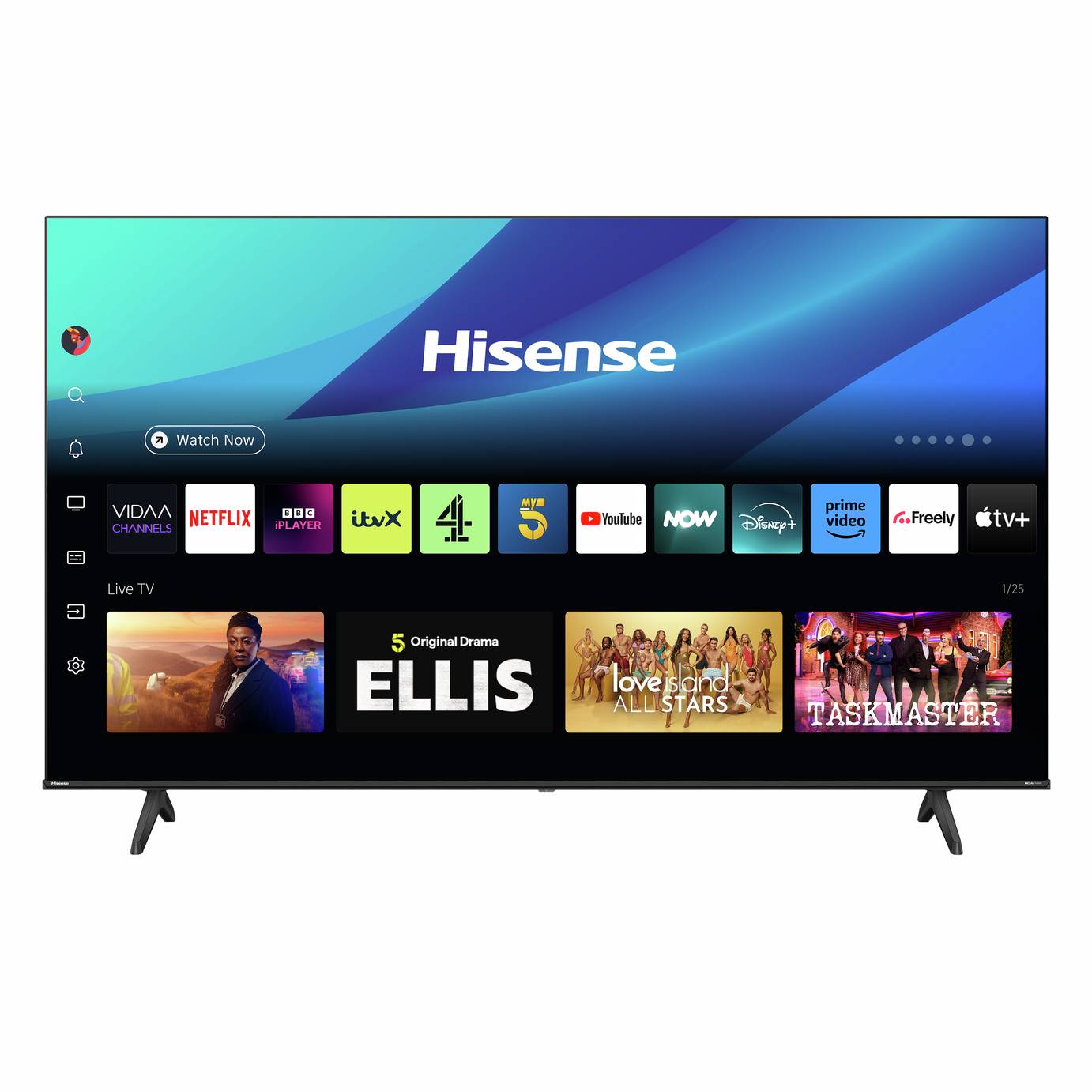 Hisense 40 Inch 40E5QTUK Smart FHD HDR QLED Freely TV
