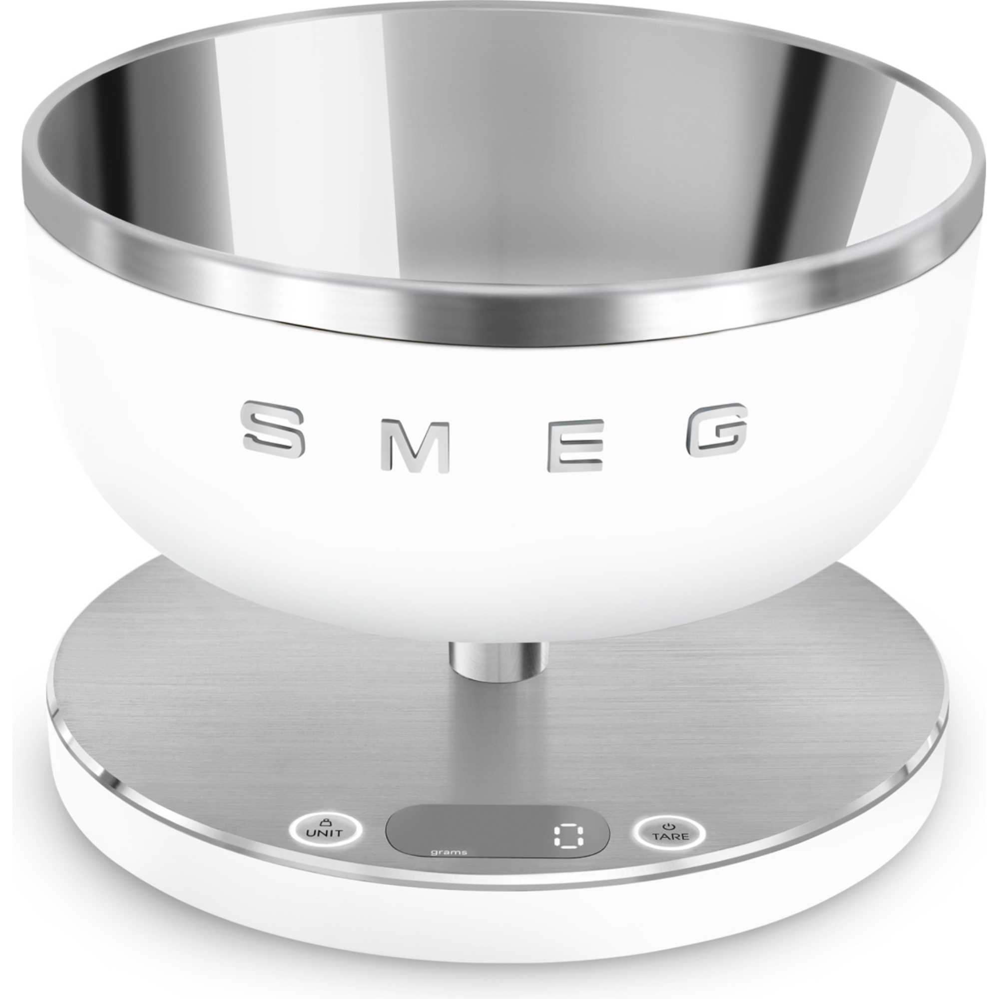 KSC01WHMWW Collezione Aesthetic Digital Kitchen Scale - Matt White | SMEG