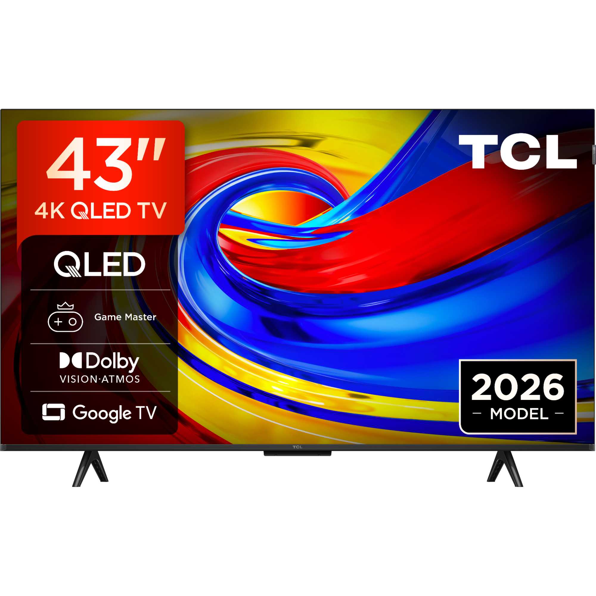 TCL\\ P7L 43" 4K Smart QLED Google AI TV - 43P7L-UK