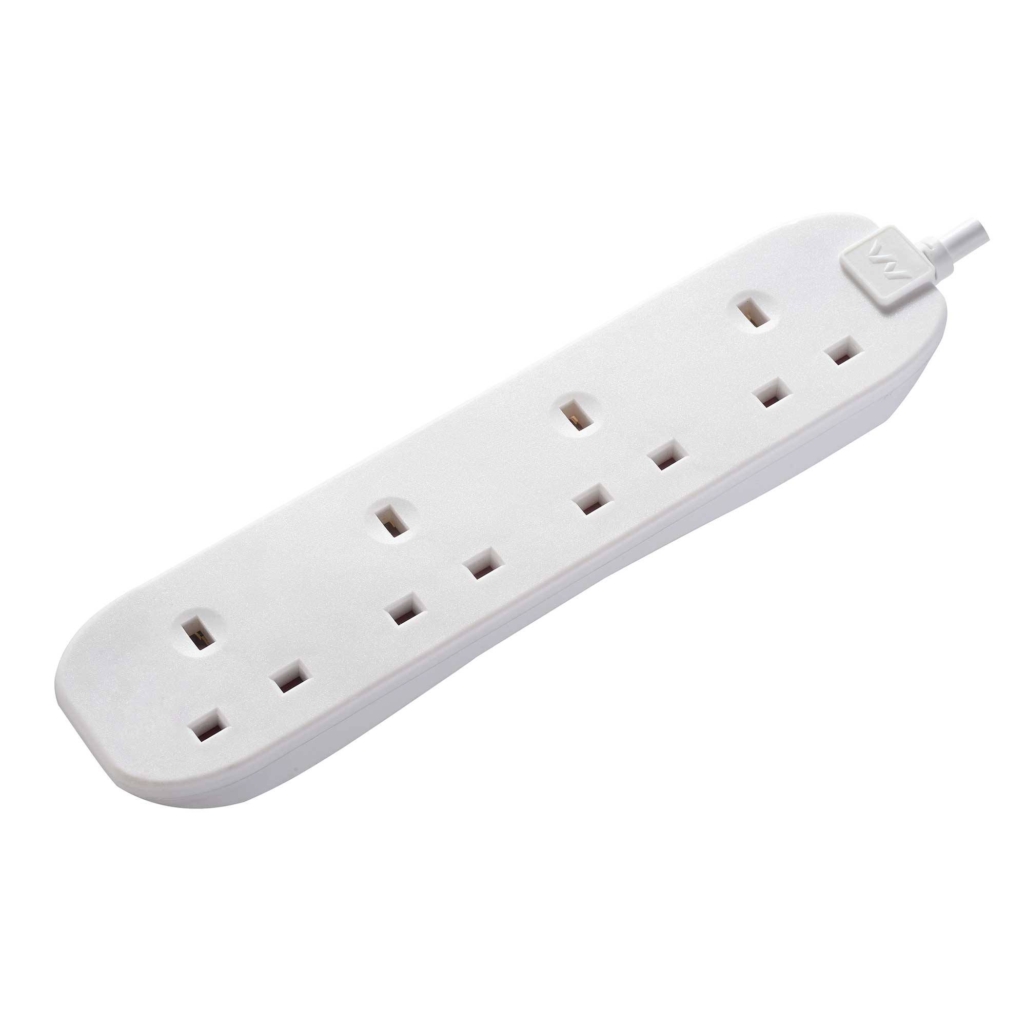 Masterplug BFG5MP 4 Socket Mains Adapter with 5m Cord