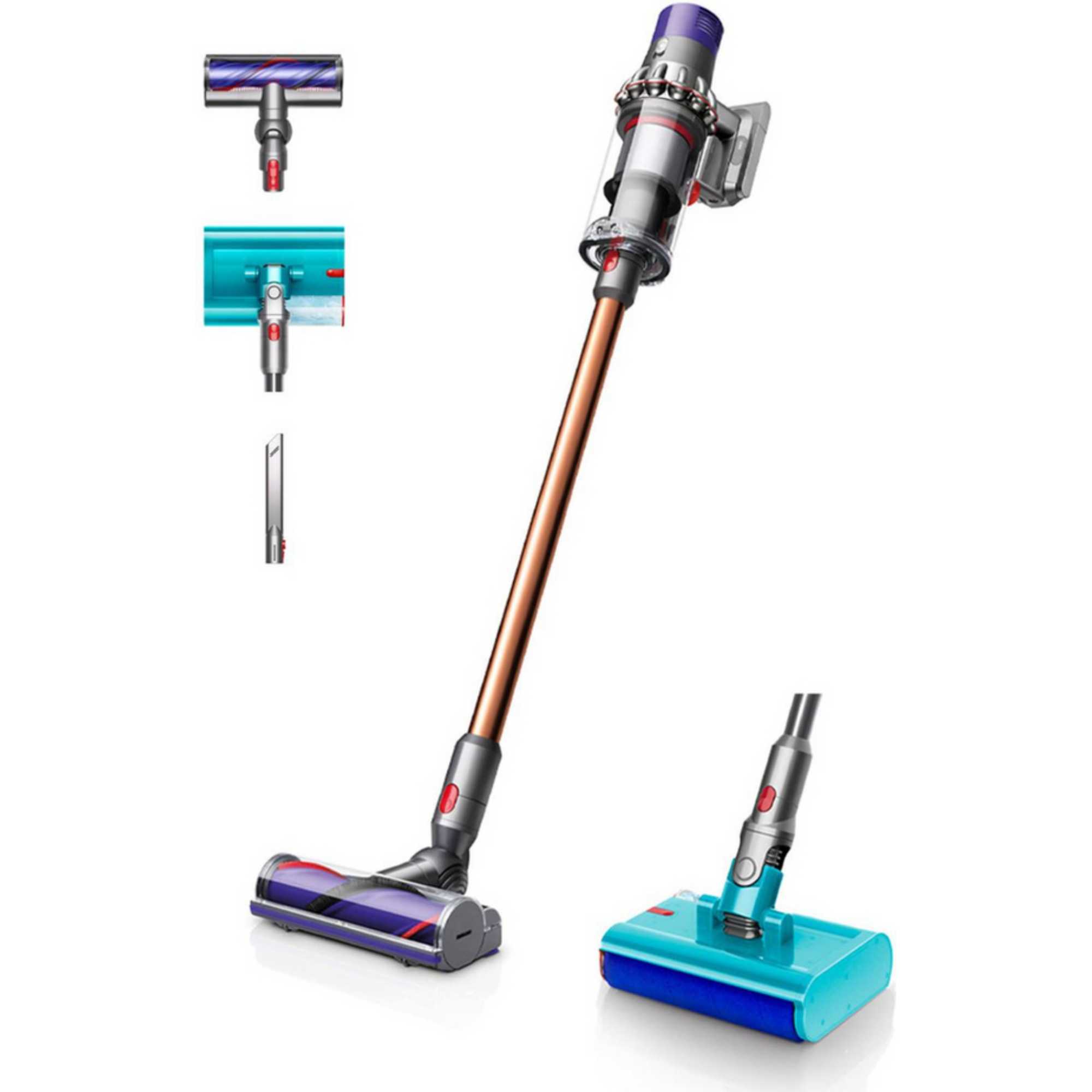 Dyson Cyclone V10 Submarine Wet & Dry Vacuum Cleaner, Nickel/Copper