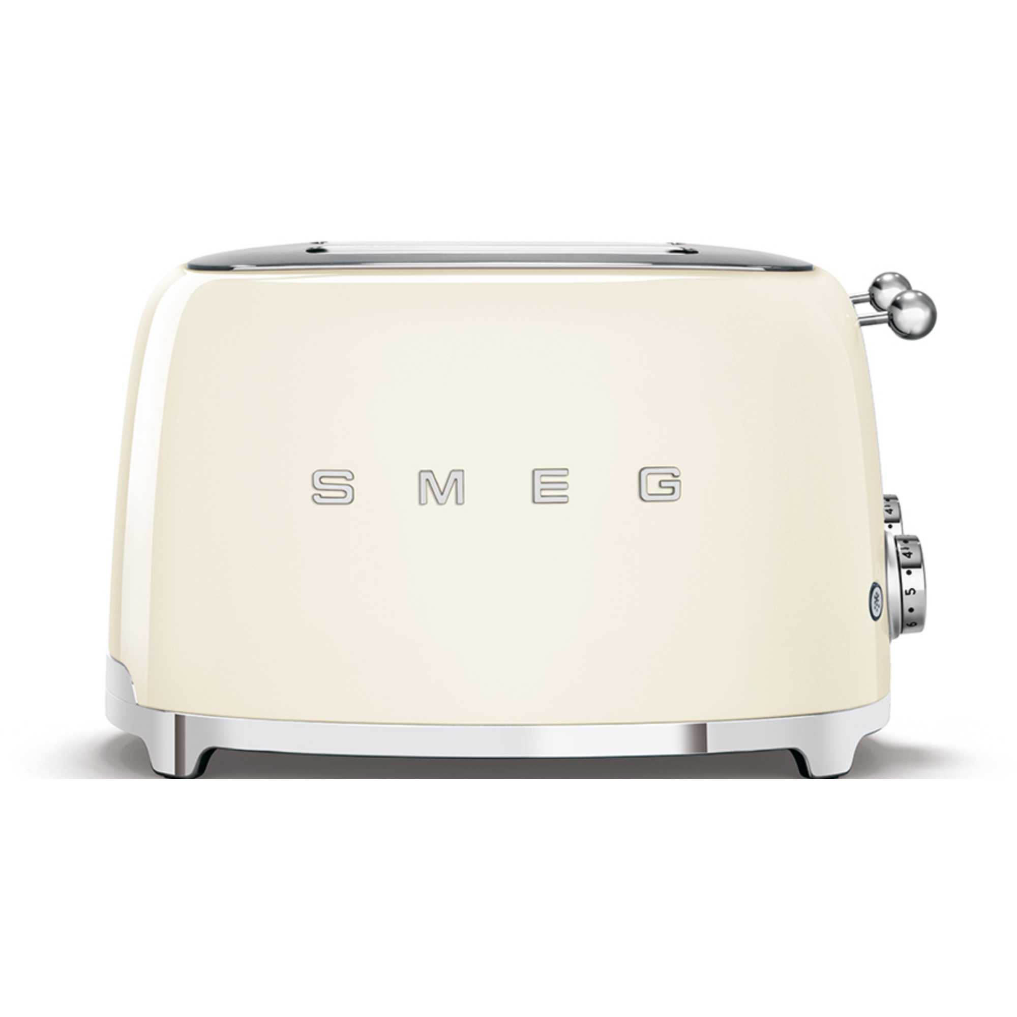 Smeg TSF03CRUK Retro 50s Style 4 Slice Toaster - Cream