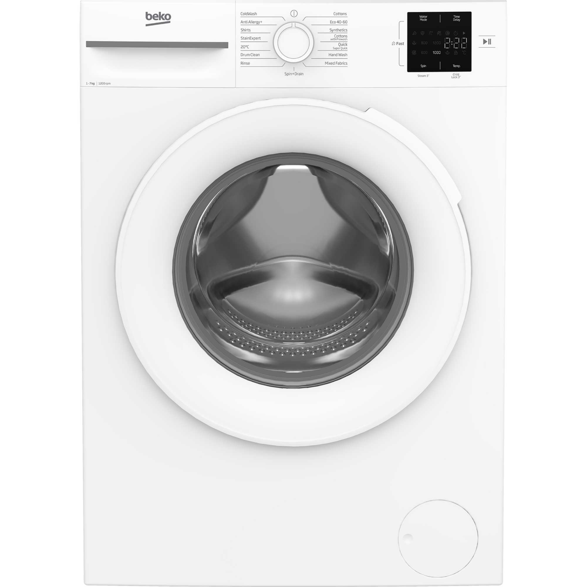 Beko\\ 7kg 1200rpm RecycledTub Washing Machine