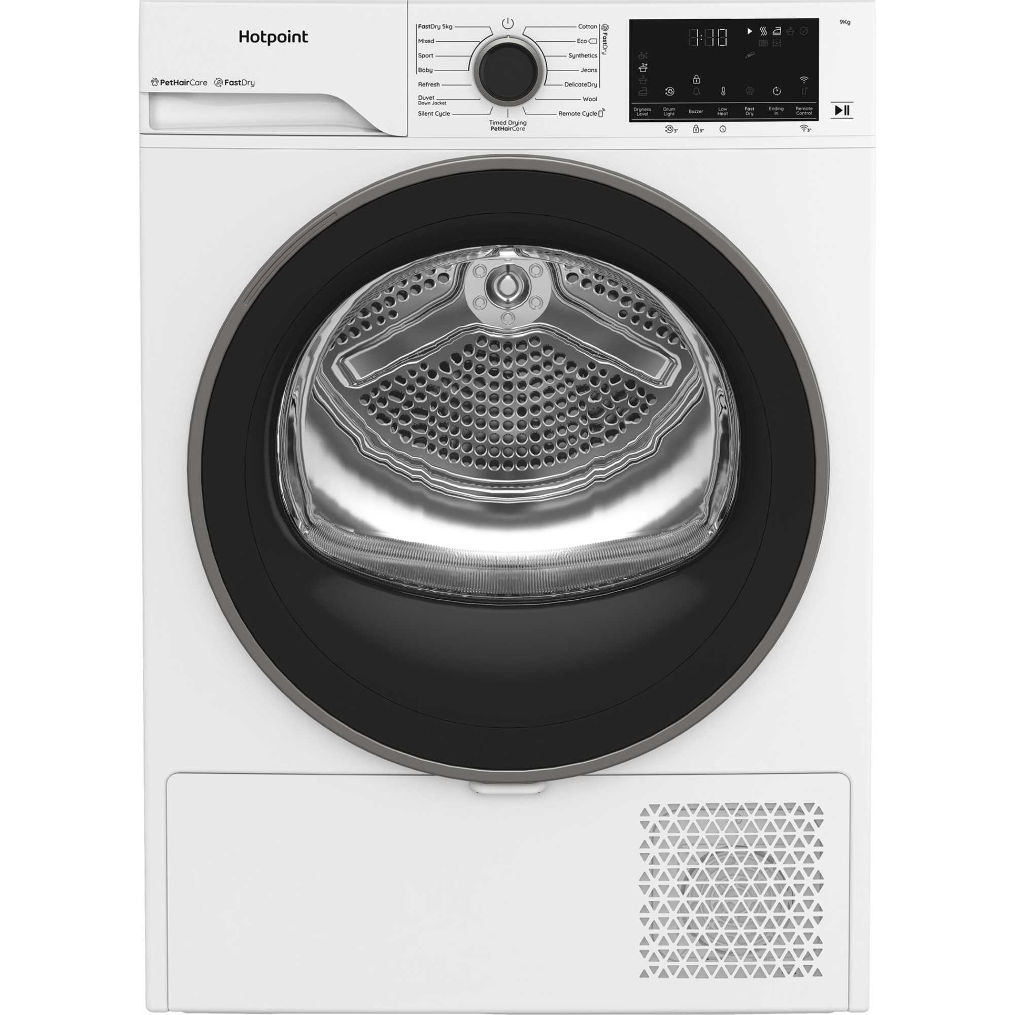 Hotpoint\\ Fabric Care 9kg Heat Pump Tumble Dryer - C HD 94M WBS UK