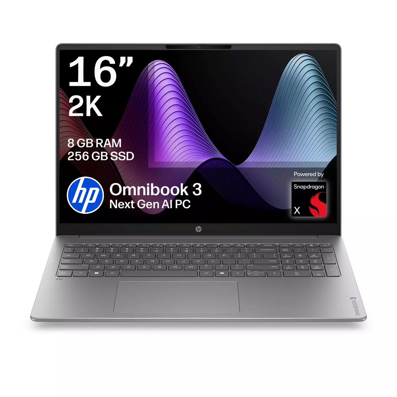 HP Omni 3 16-bz0015nax 16in Snapdragon 8GB 256GB Laptop
