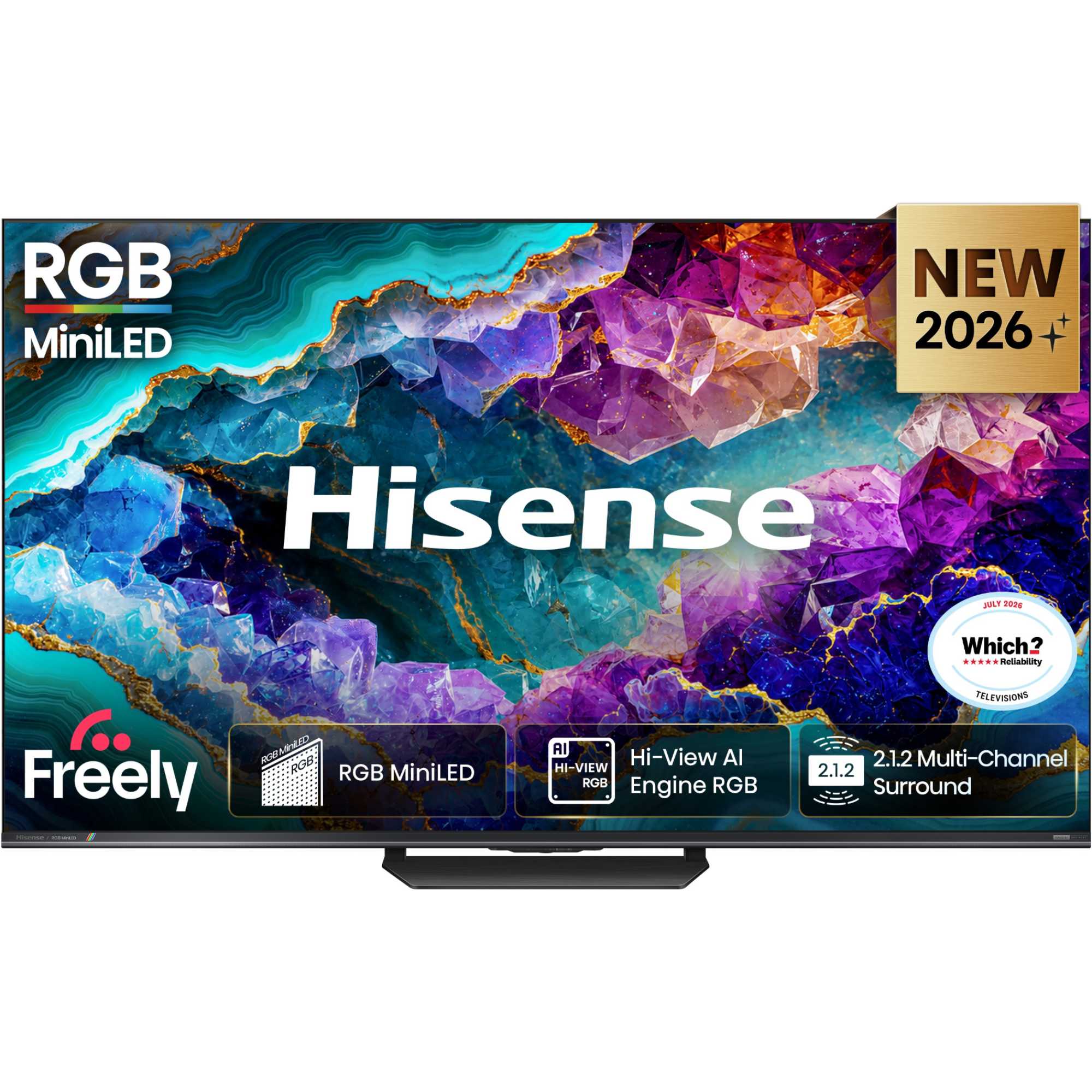 Hisense UR8S 65" 4K RGB Mini LED Smart TV - 65UR8STUK