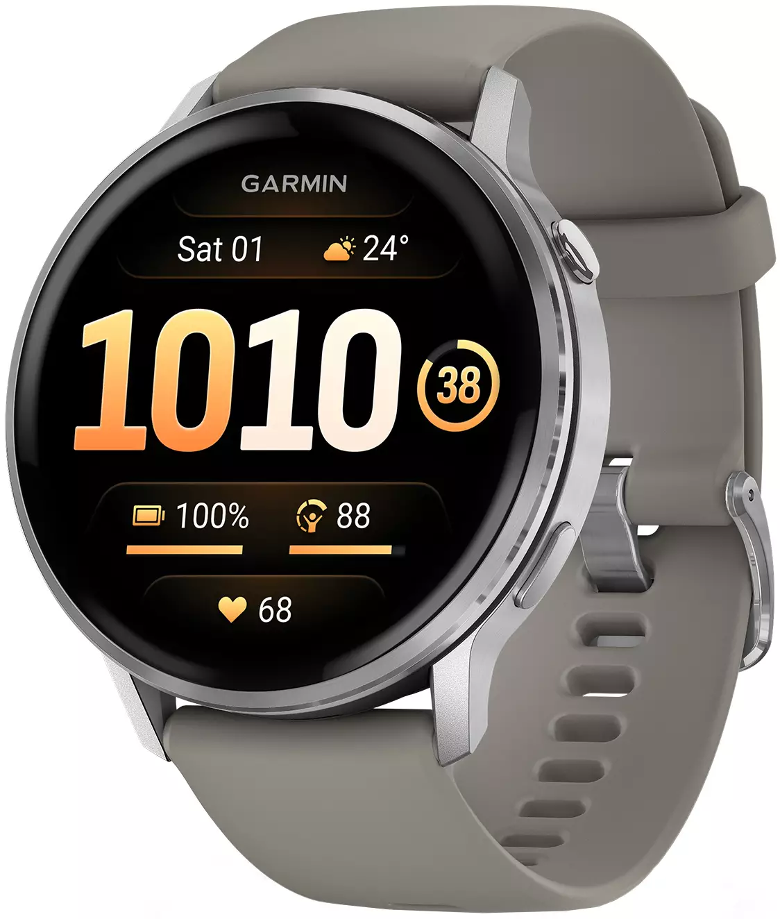 Garmin Venu 4 45mm GPS Fitness Smart Watch - Silver Grey
