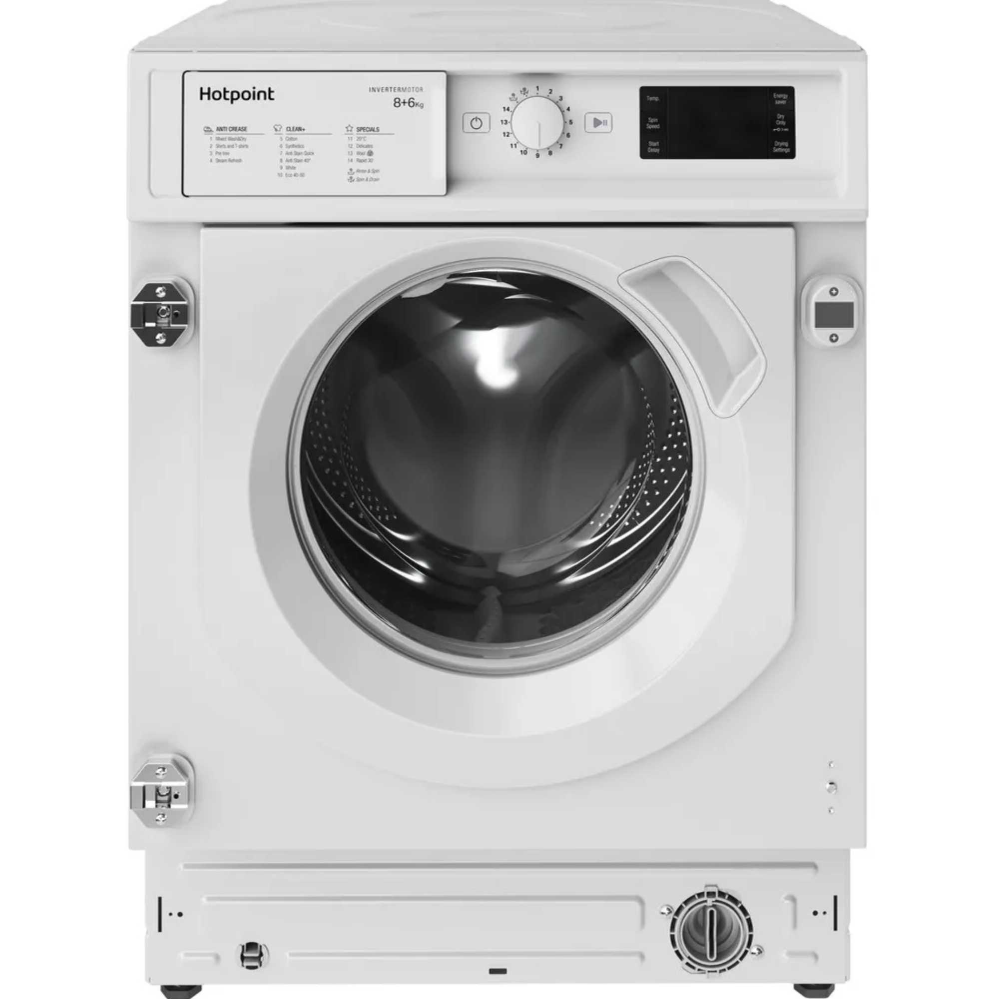Hotpoint\\ 8kg Wash 6kg Dry 1400rpm Built-In Washer Dryer - BI WDHG 861485 UK