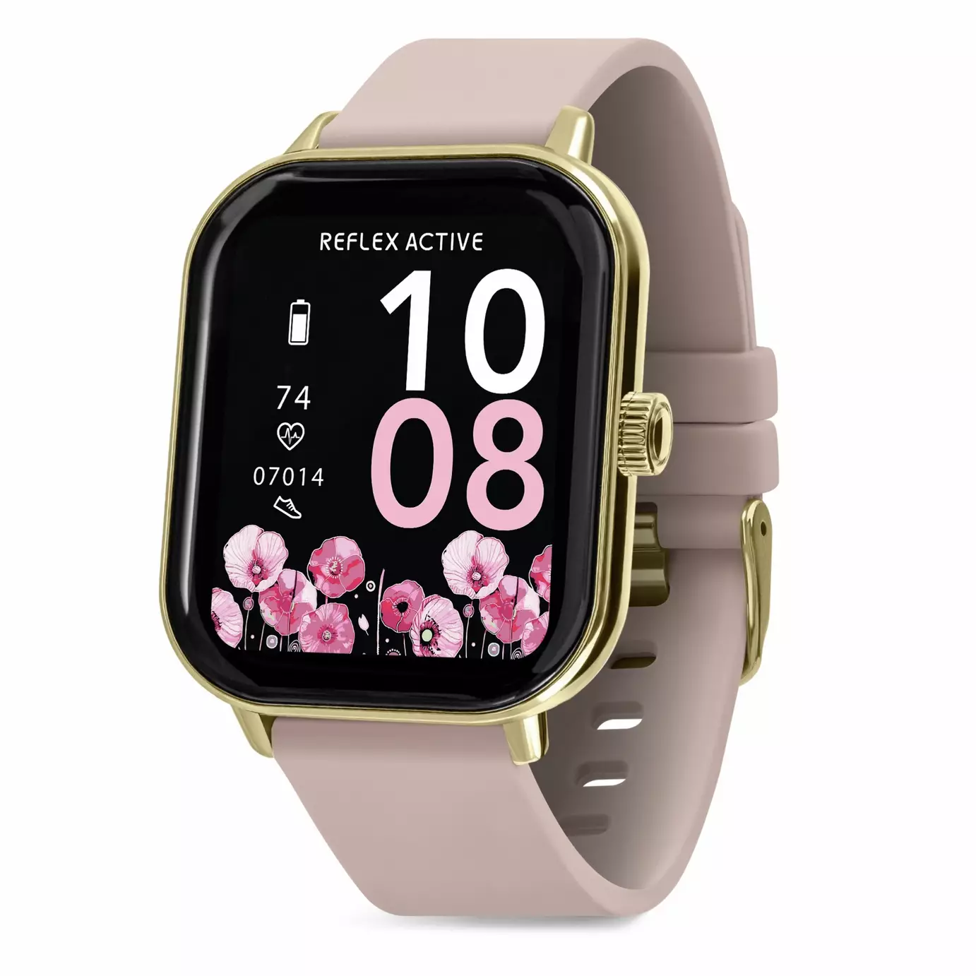 Reflex Active Nexus Pink Silicone Strap Smart Watch