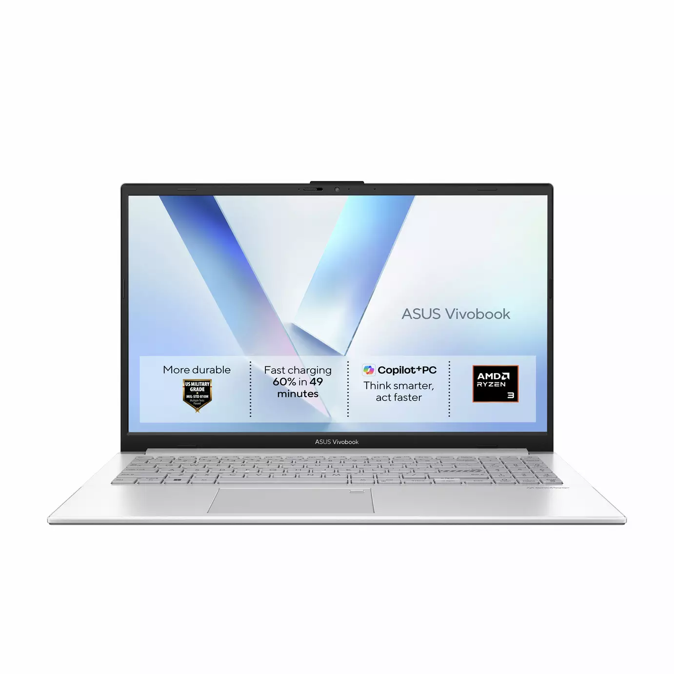 ASUS Vivobook Go 15in R3 8GB 256GB Laptop - Silver