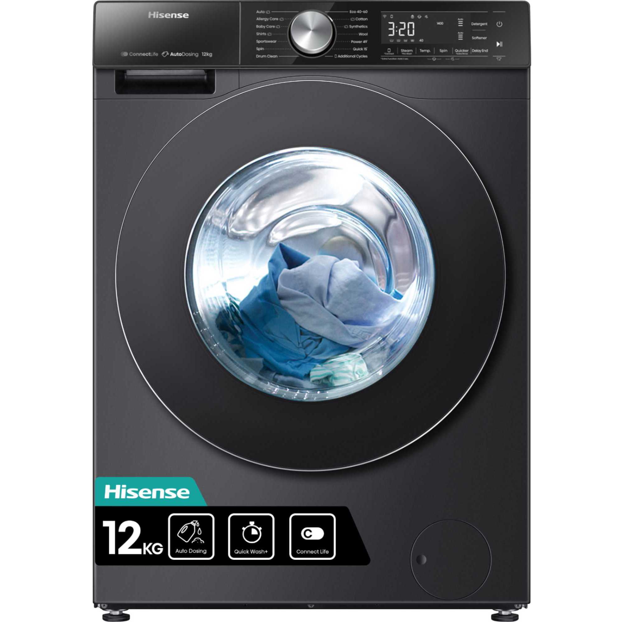Hisense 5S Series 12kg 1400rpm Washing Machine