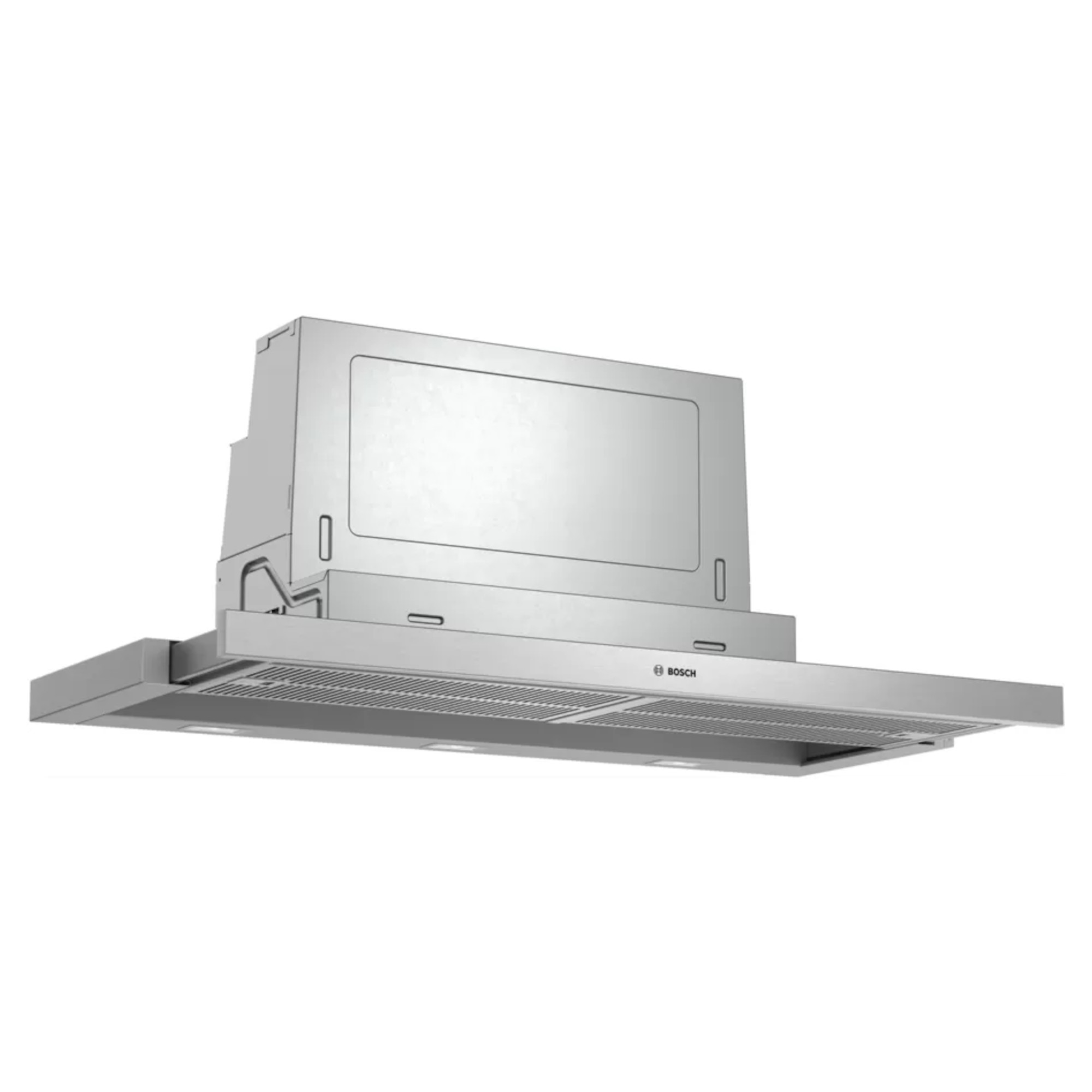 Bosch DFS097A51B Telescopic Cooker Hood 3 Speed Settings + 1 Boost - Silver
