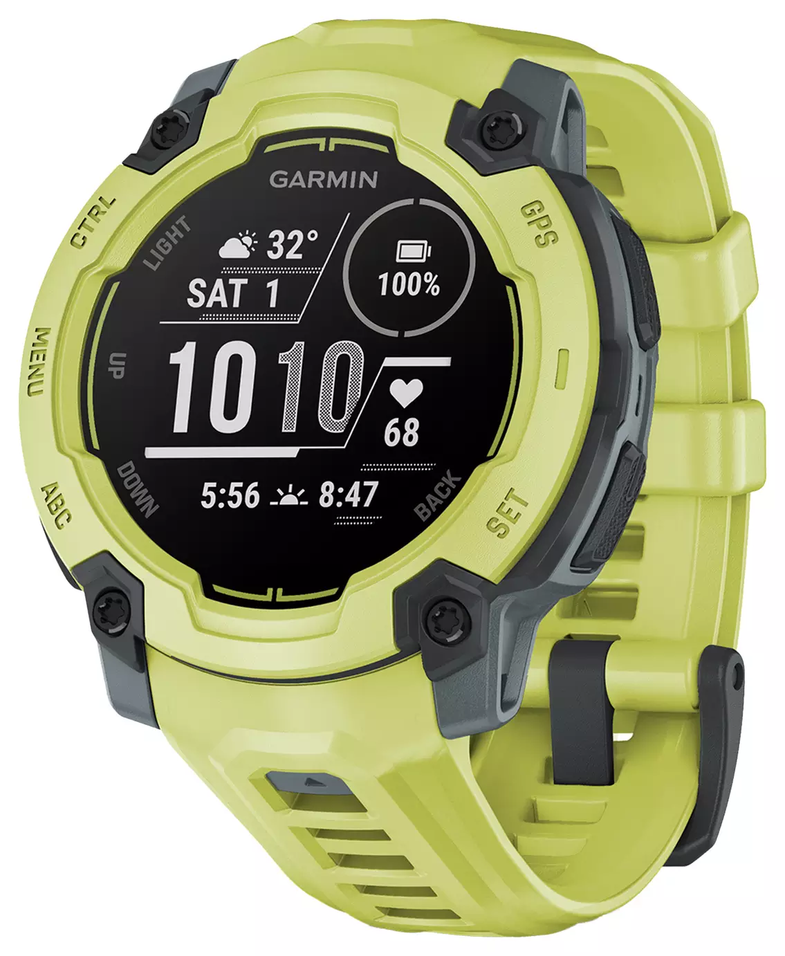 Garmin Instinct E 45mm GPS Smart Watch - Electric Lime