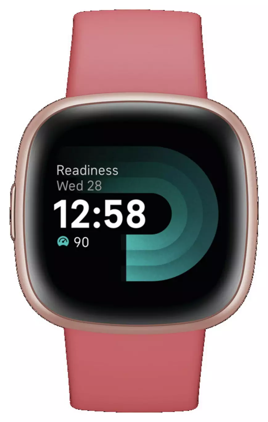 Fitbit Versa 4 Smart Watch - Pink Sand / Copper Rose