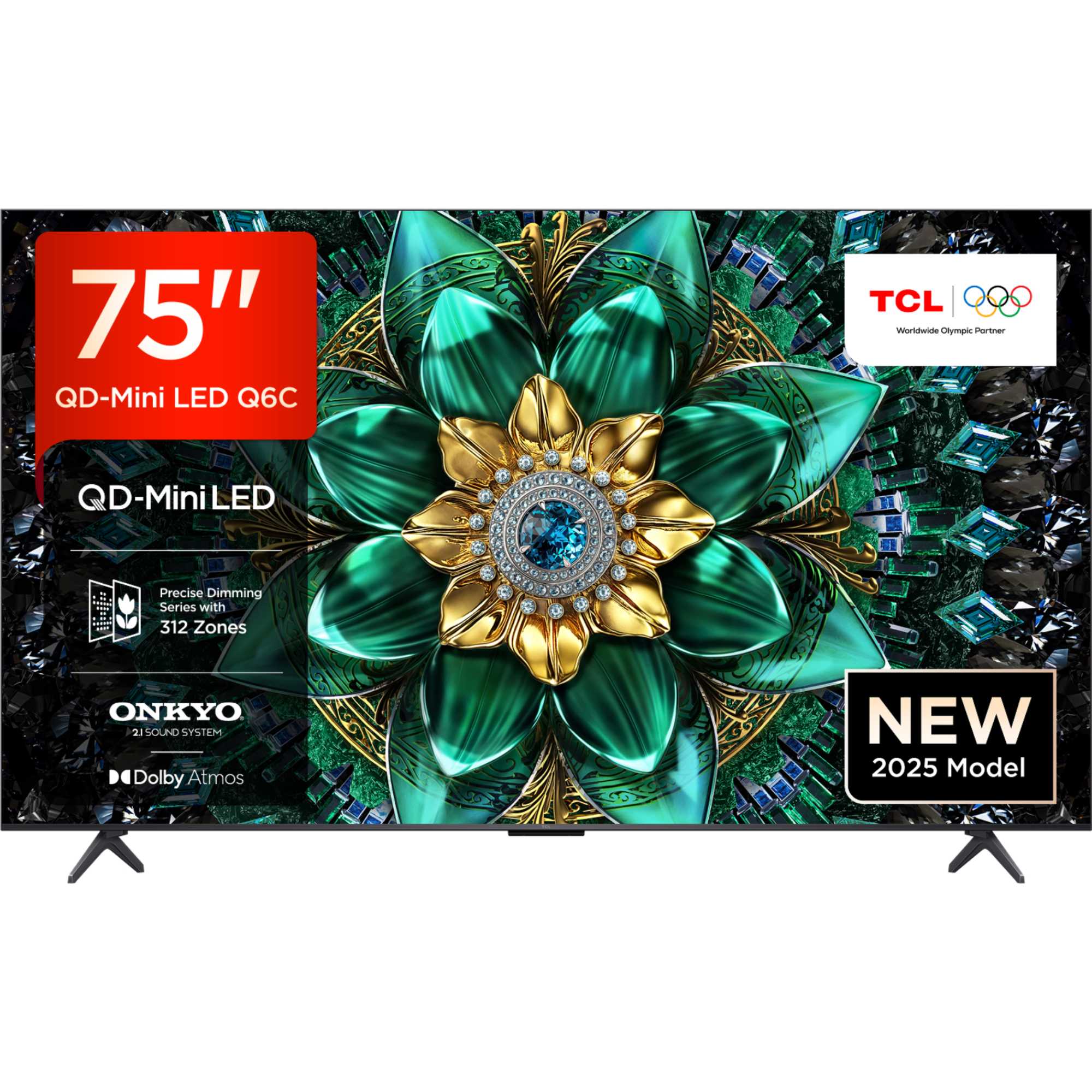 TCL Q6C 75" 4K Ultra HD QD-Mini LED Google TV 75Q6CUK