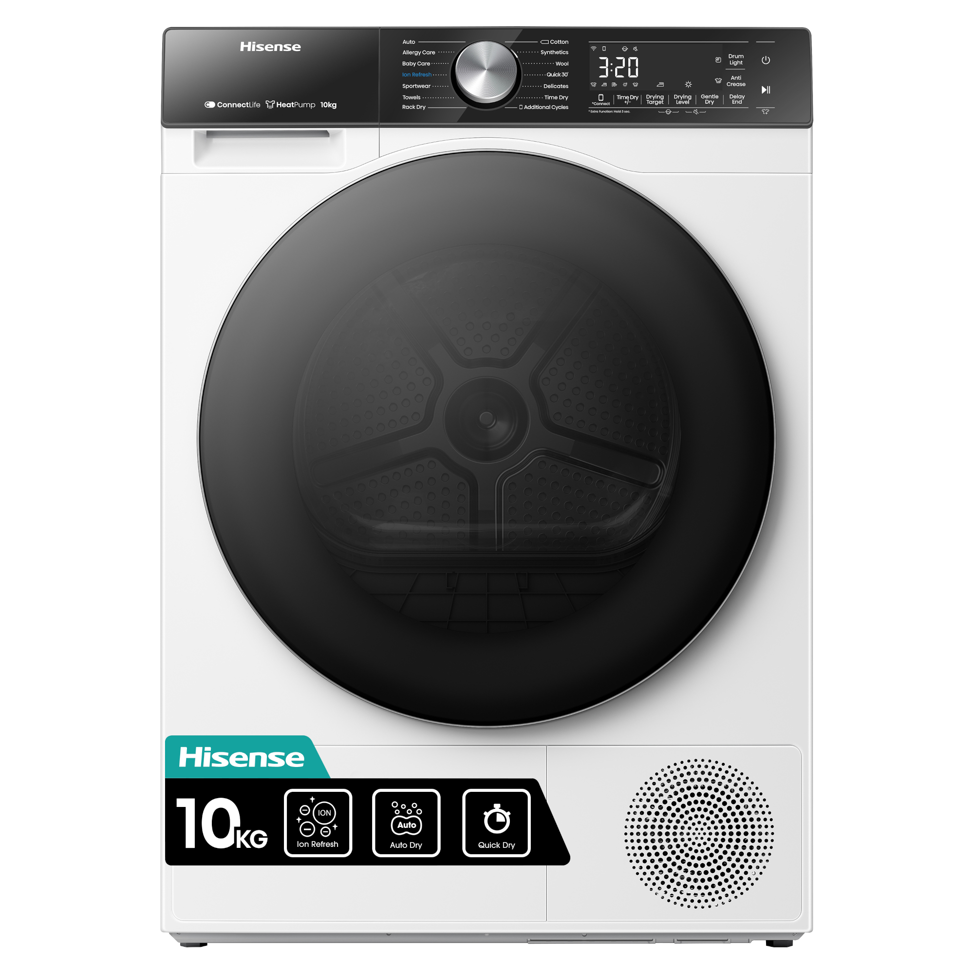 Hisense DH5S102BW 10kg Heat Pump Tumble Dryer - White