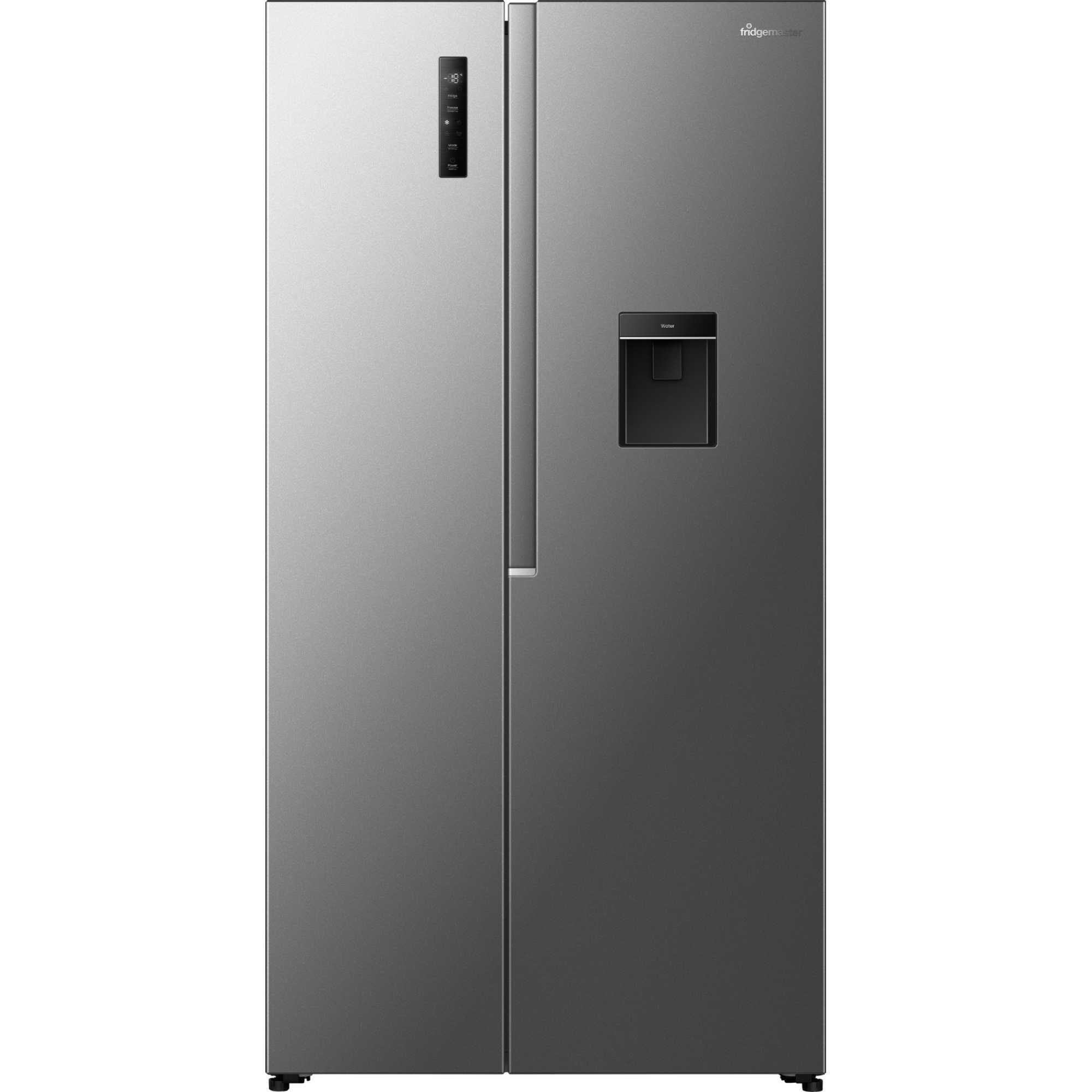 Fridgemaster American Style Fridge Freezer 60/40 Total No Frost - Silver