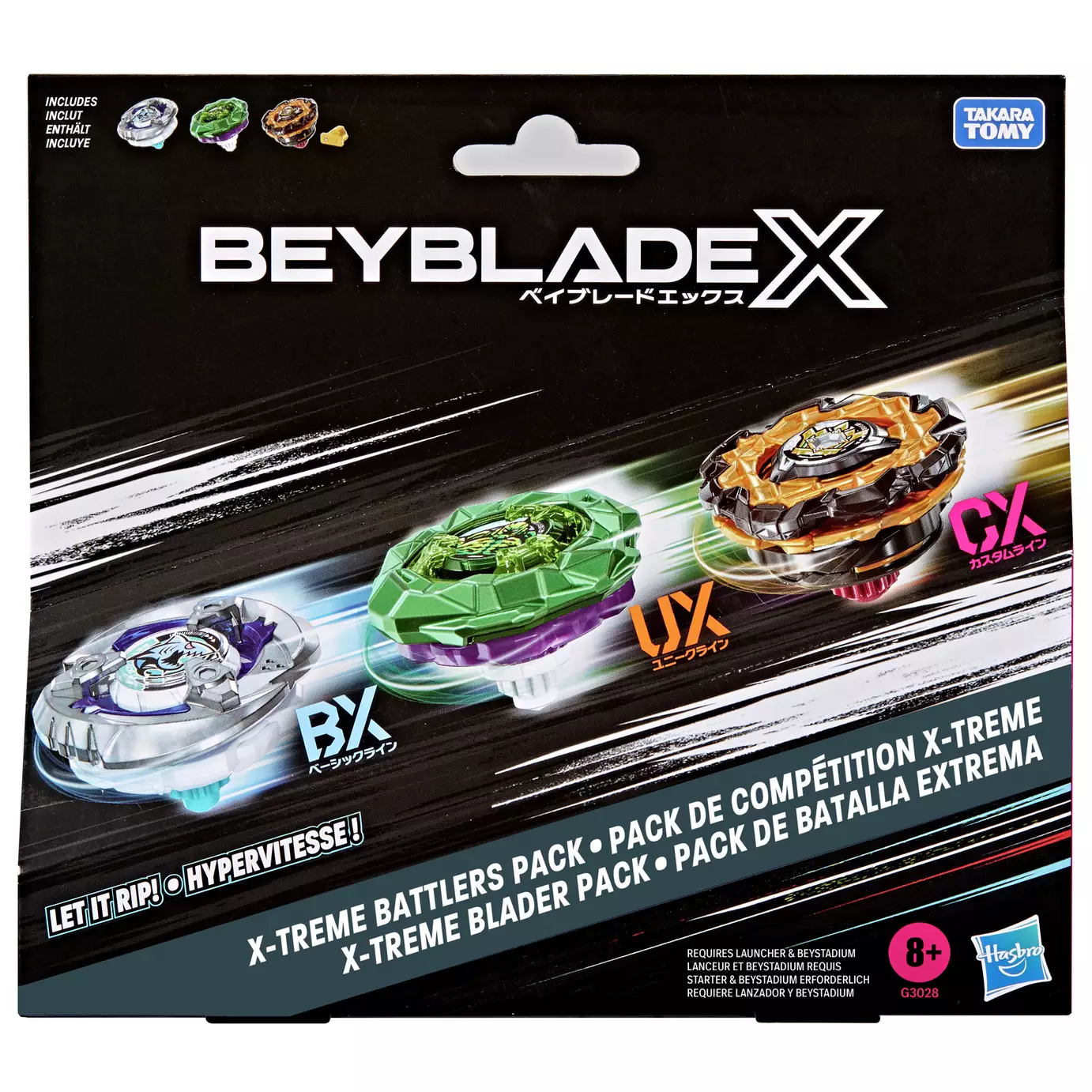 Beyblade 20cm X X-treme Battlers - Pack of 3