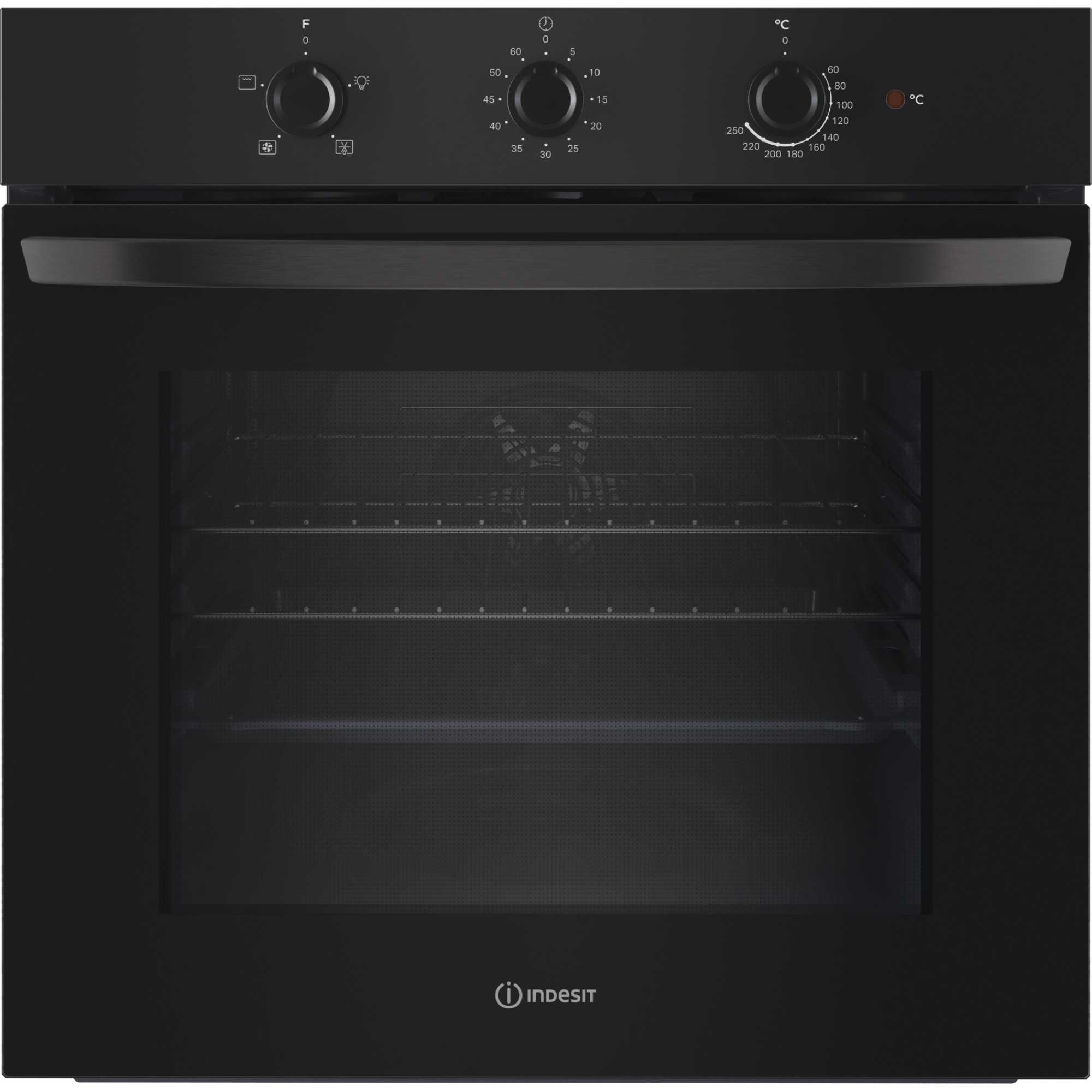 IO 233 B UK Click&Clean 60cm 71l Electric Single Fan Oven | IND