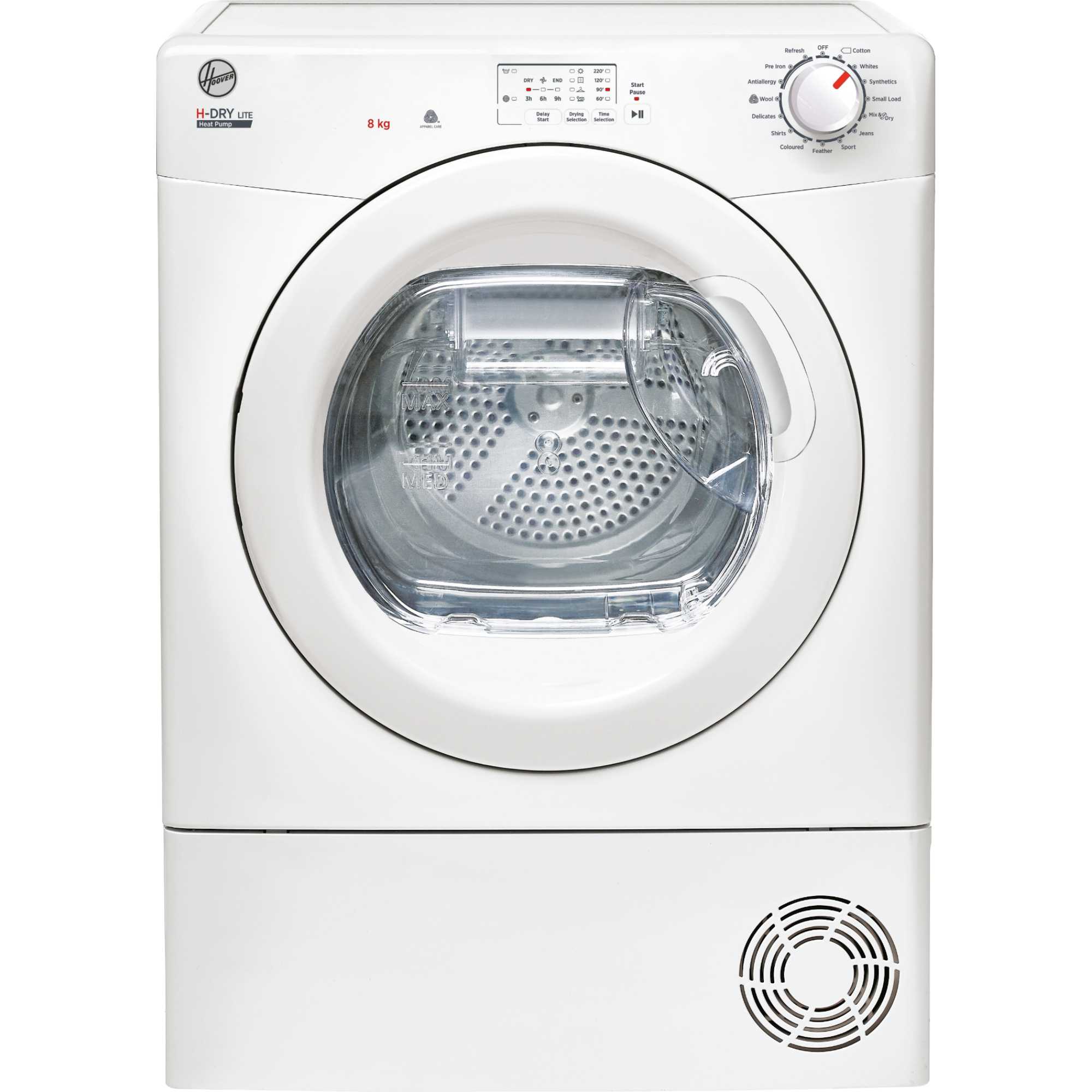 Hoover HLEH8A1LE-80 8kg Heat Pump Tumble Dryer - White