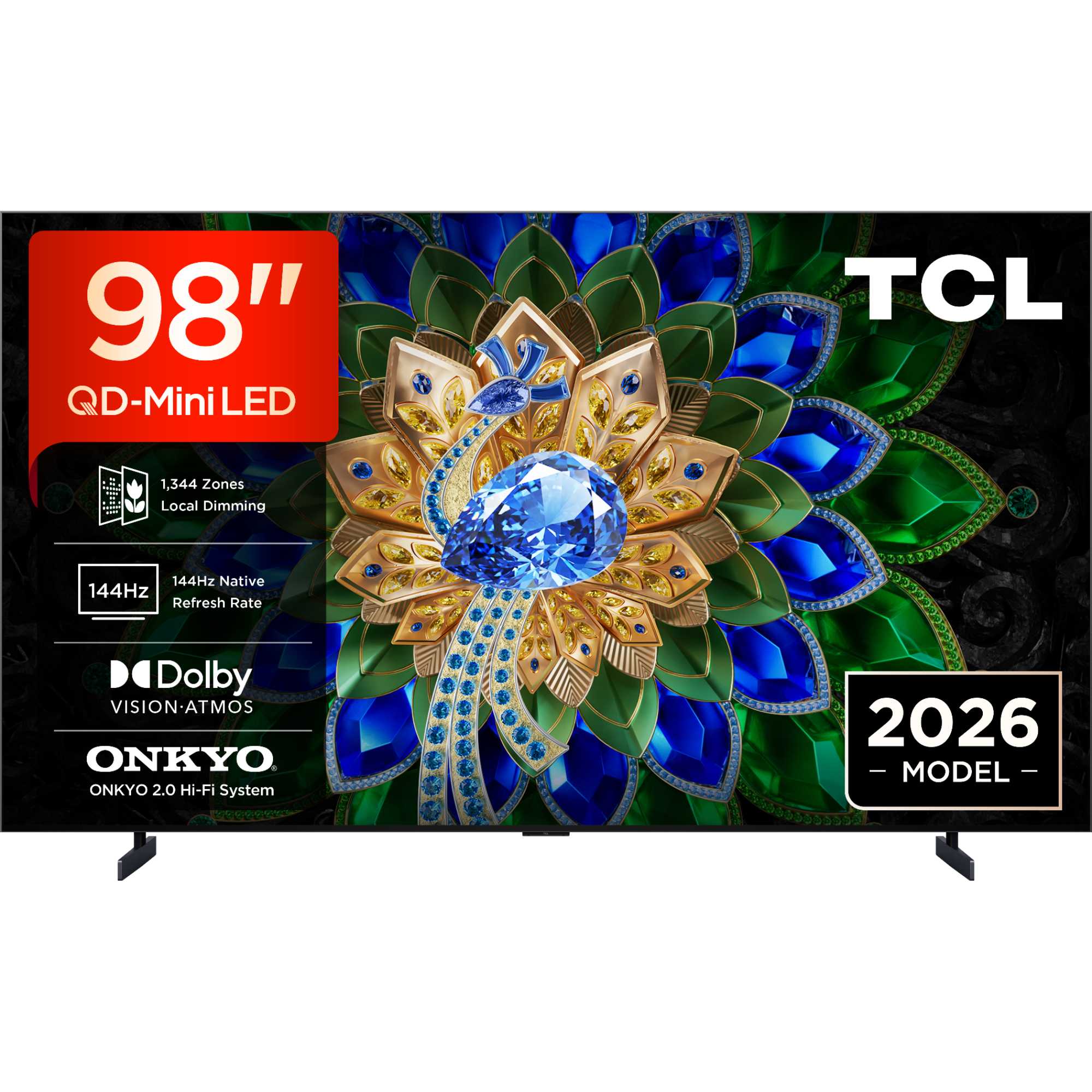 A400U 98" 4K Ultra HD QD-Mini LED HDR Smart TV - 98A400U-UK | TCL-98A400UUK