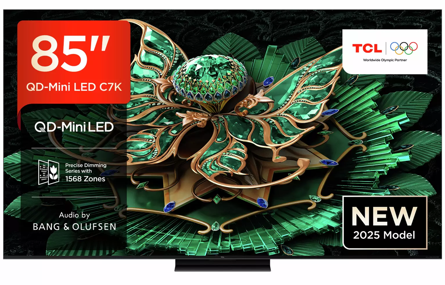 TCL 85 Inch 85C7K Smart 4K HDR QD Mini-LED Google TV