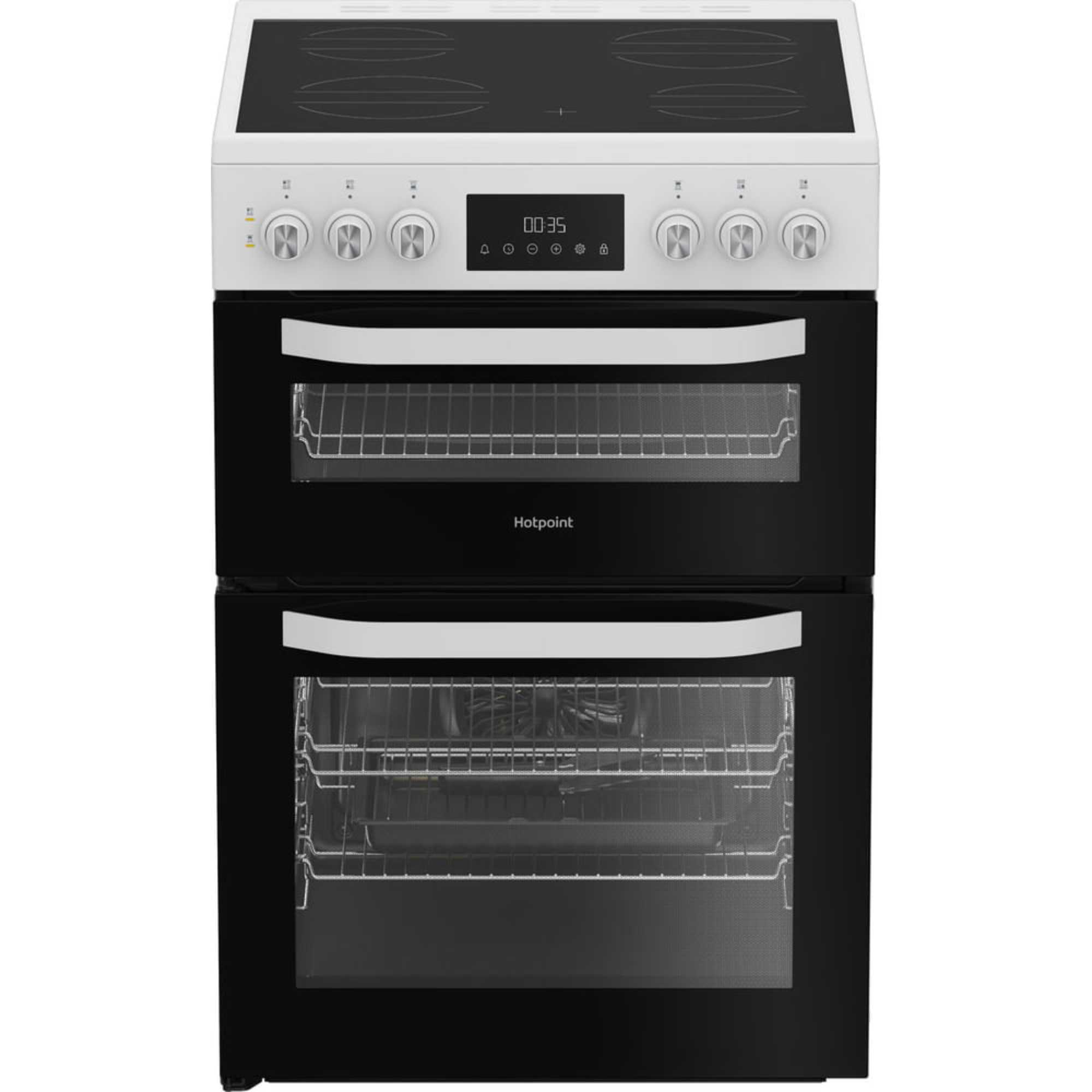 Hotpoint 60cm Electric Double Oven Cooker