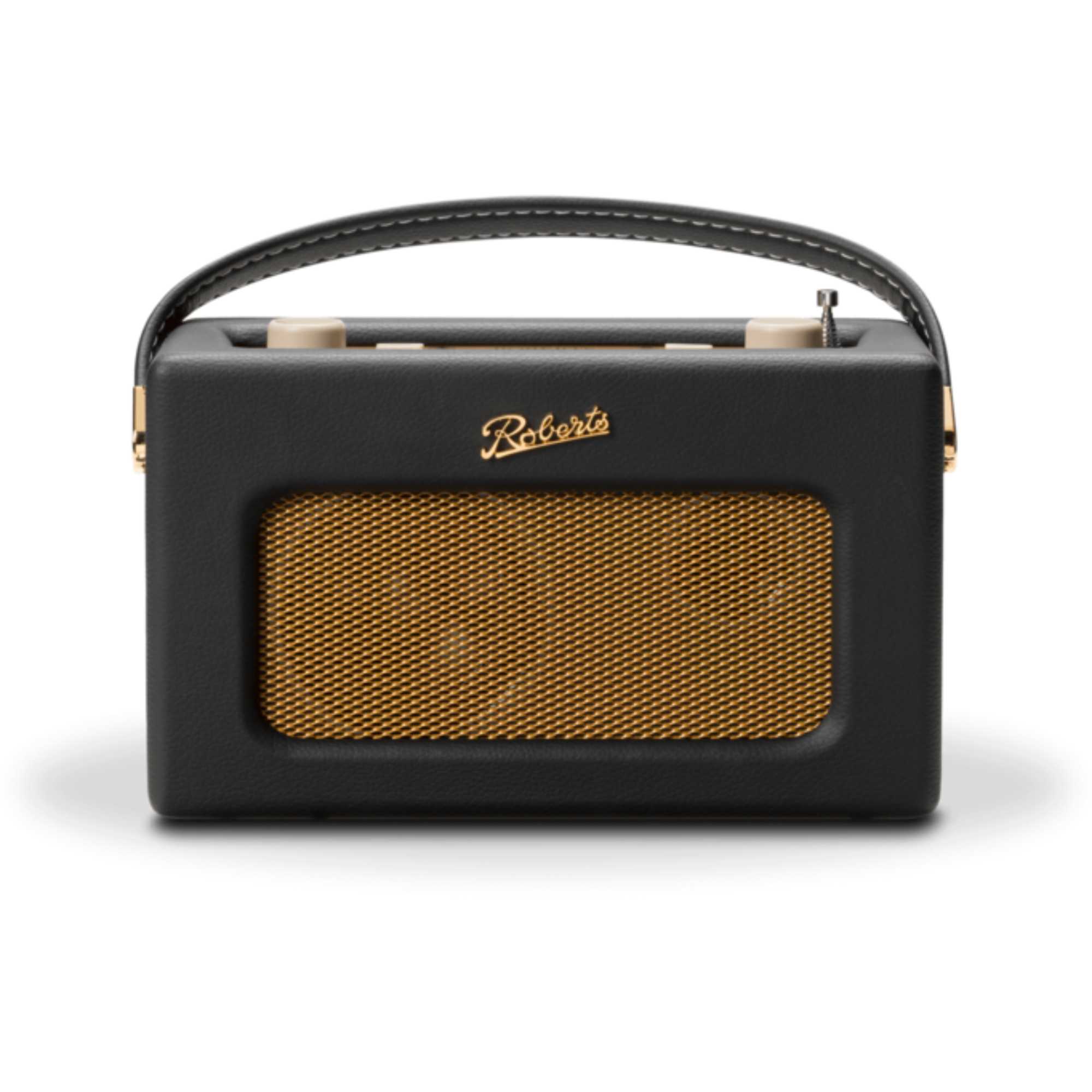 Roberts RD70BLK 1950s Style Clock Radio - Black
