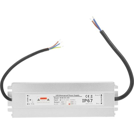 24V power supply, stable and IP67 waterproof LED, 150W, 6.25A, for indoor lighting