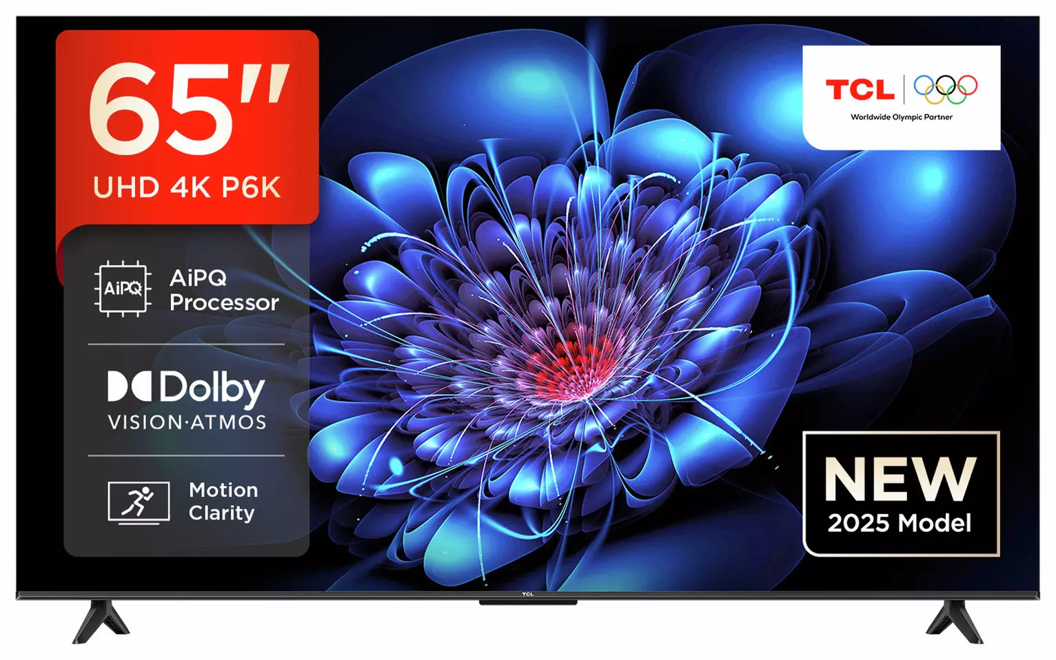 TCL 65 Inch 65P6K Smart 4K UHD HDR LED TV