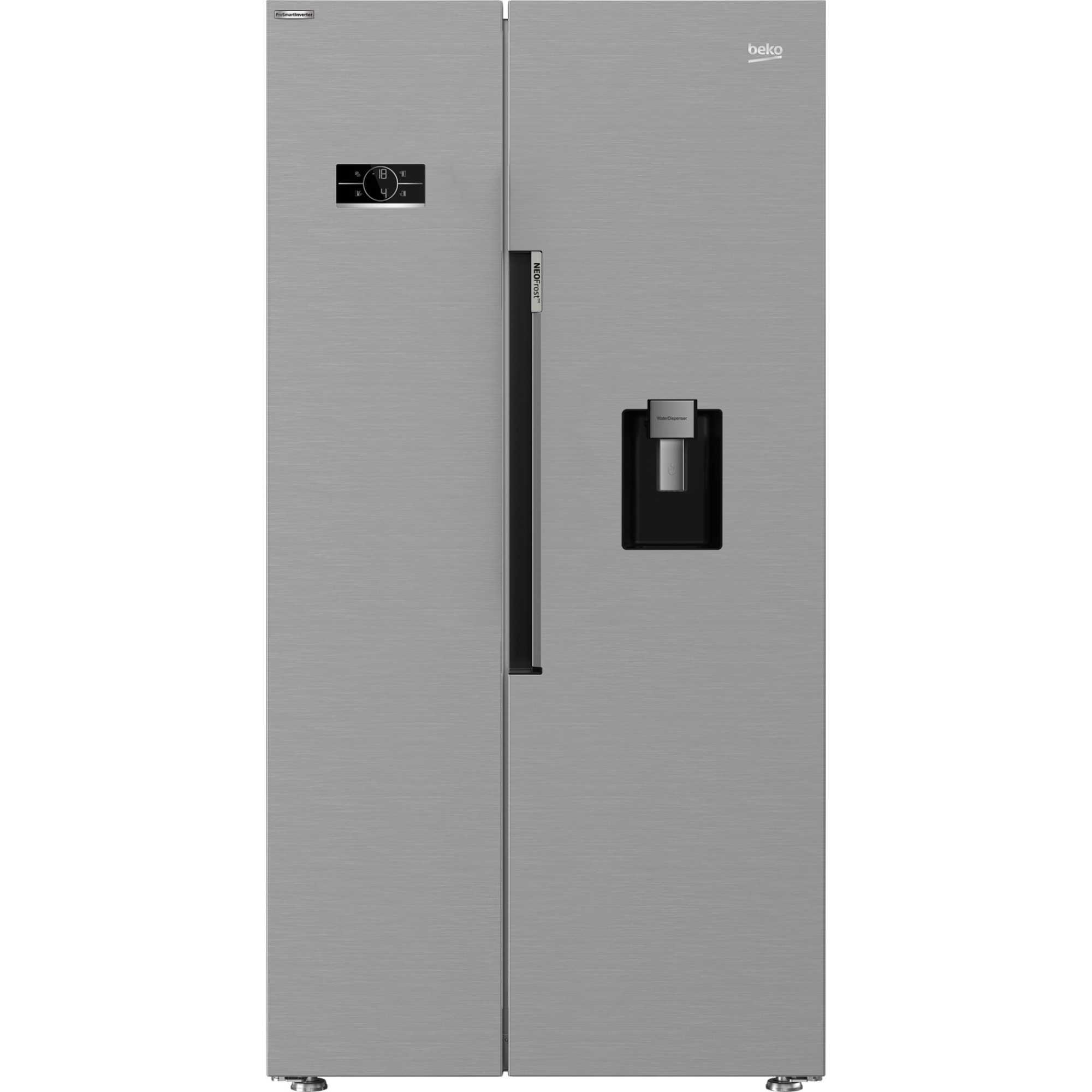 Beko American Style Fridge Freezer 70/30 NeoFrost - Stainless Steel