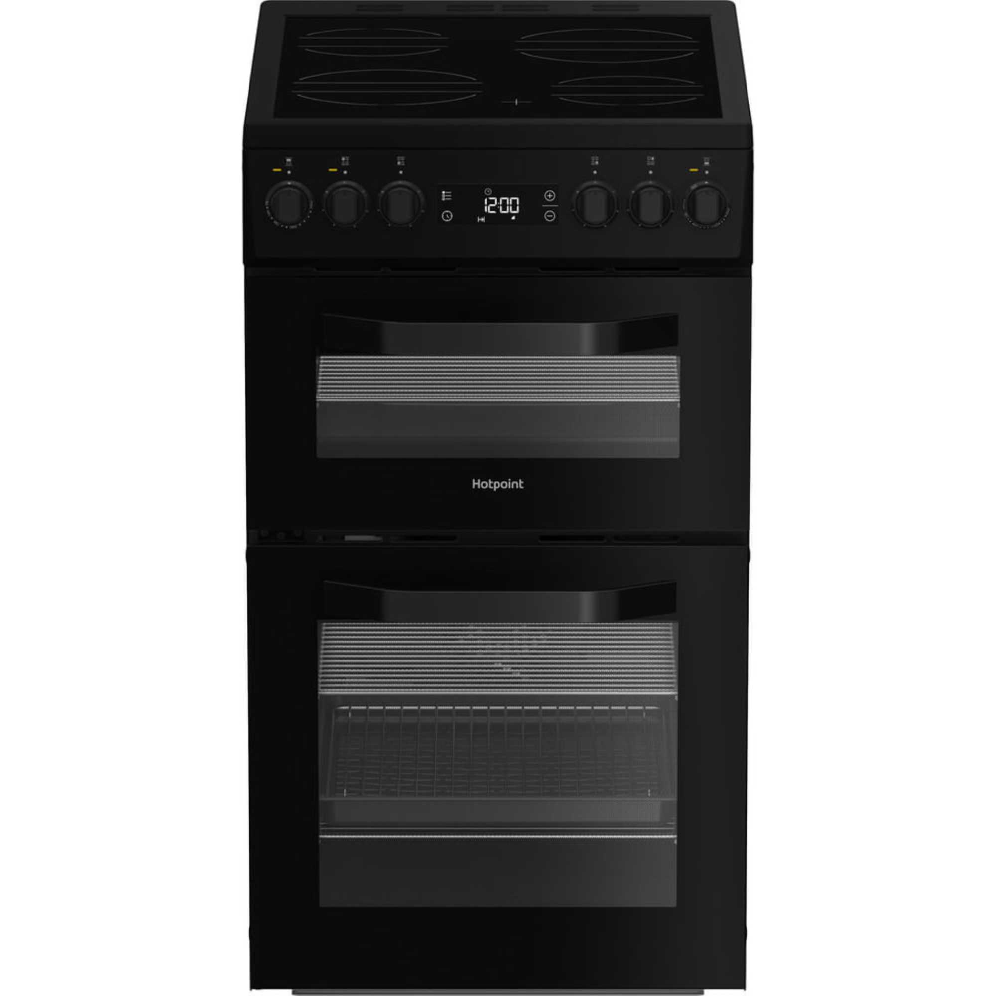 50cm Electric Double Oven Cooker - HDE5VDCB | HOT