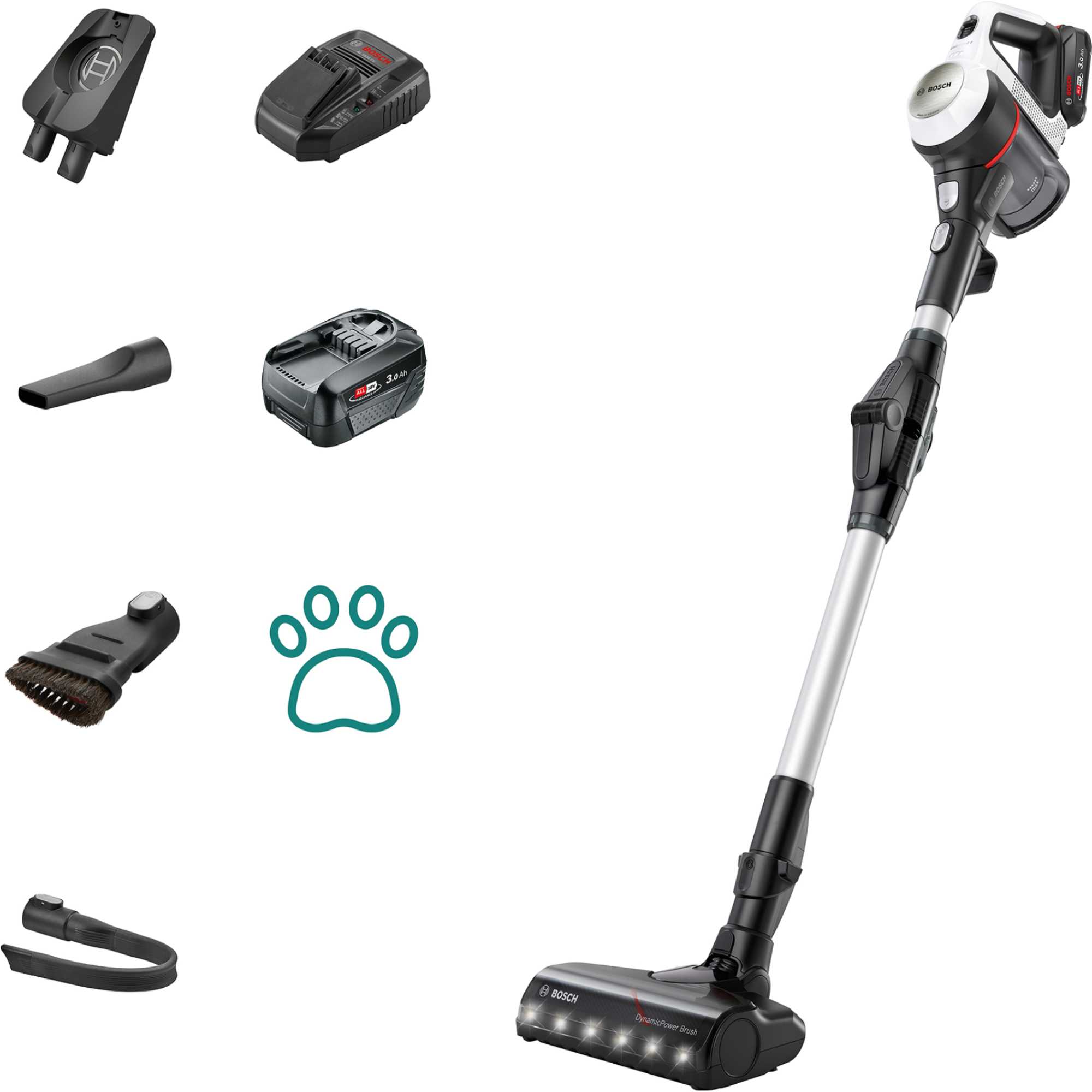 Bosch Unlimited 7 Cordless Vacuum Cleaner Dual Battery