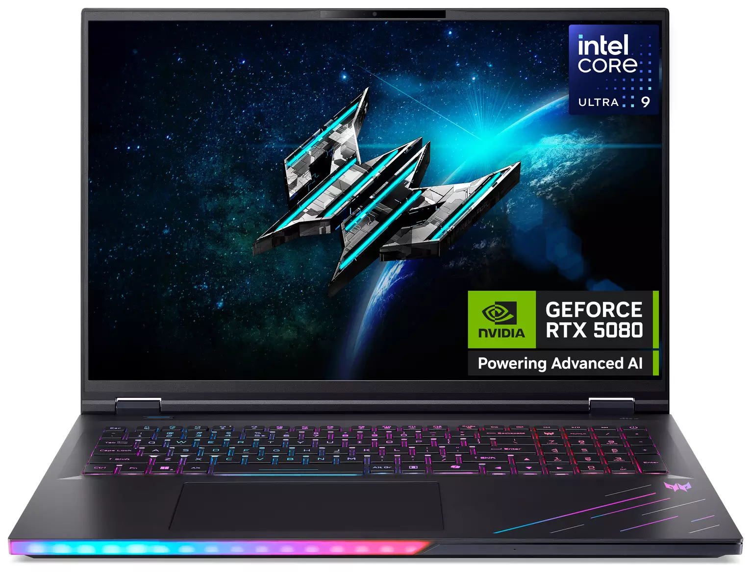 Acer Predator 18in U9 32GB 1TB RTX5080 Gaming Laptop - Black