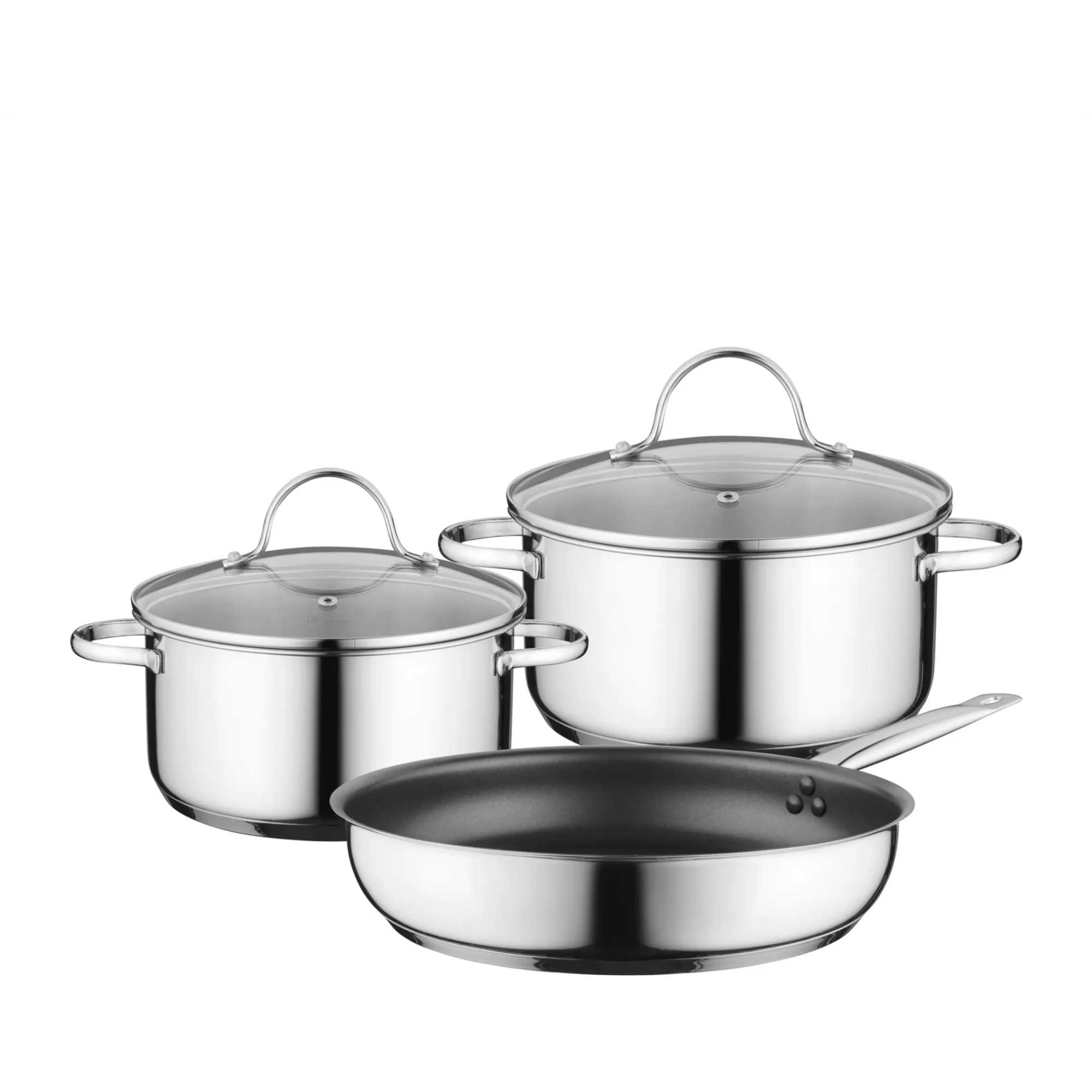 NEFF\\ Z943SE0 3 Piece Stainless Steel Finish Pan Set