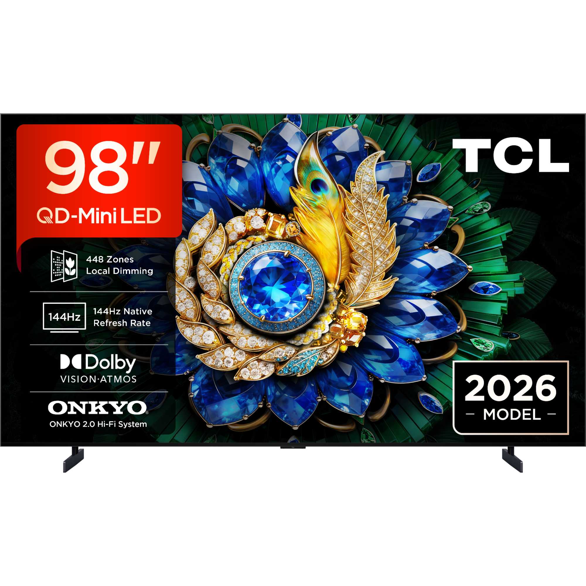 A400M 98" 4K Ultra HD QD-Mini LED HDR Smart TV - 98A400M | TCL-98A400MUK