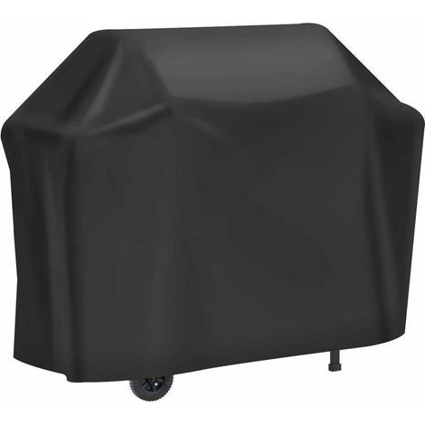 BBQ Cover, 210D Heavy-Duty Barbecue Cover for Weber, Brinkmann, Char Broil etc. Rip-Proof, UV & Water-Resistant Grill Cover