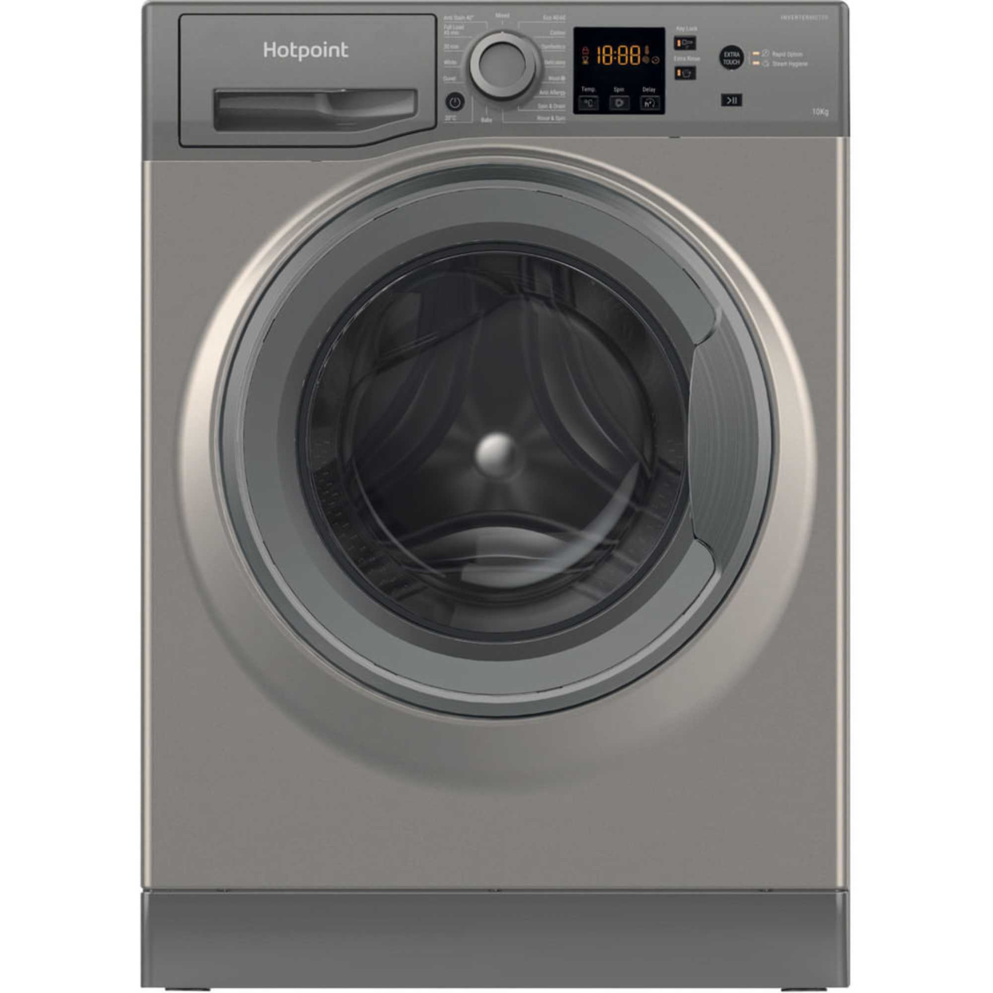 Hotpoint Anti-Stain 10kg 1400rpm Washing Machine - NSWM 1046 GG UK