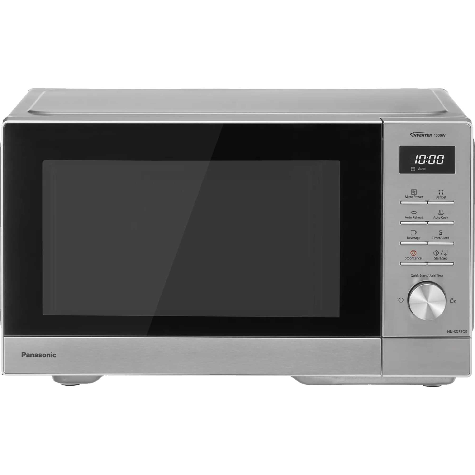 Panasonic NN-SD37QSBPQ 1000W 29l Inverter Compact Microwave Oven - Stainless Steel