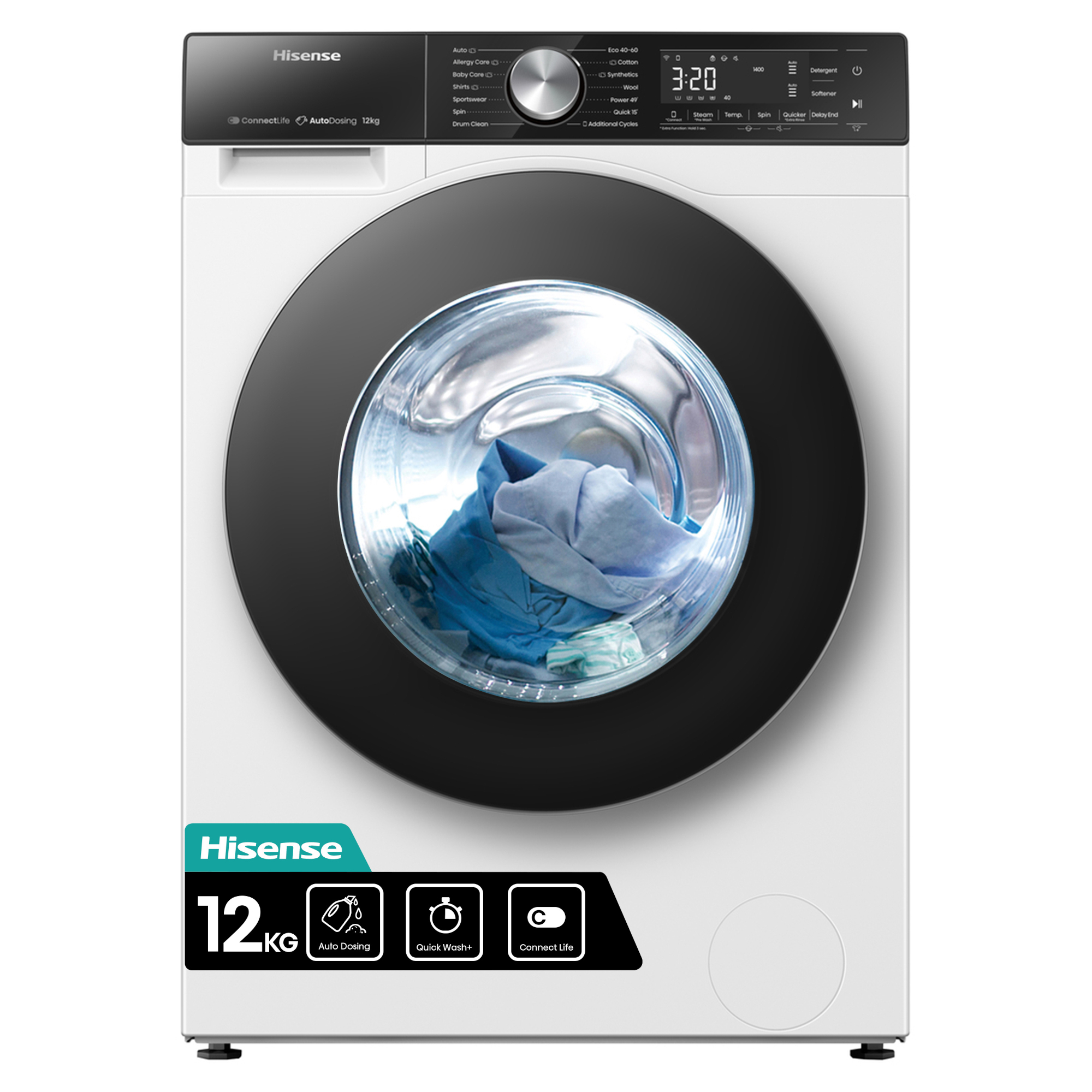 Hisense 5S Series 12kg 1400rpm Washing Machine