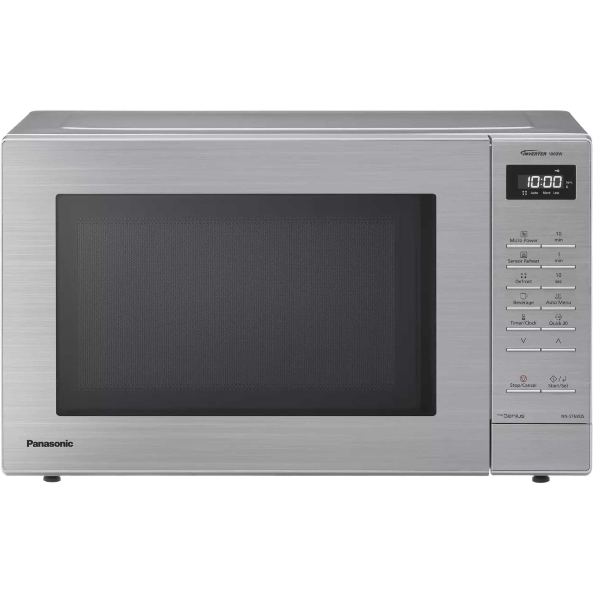 Panasonic NN-ST68QS Inverter Solo 32L 1000W Microwave - Stainless Steel
