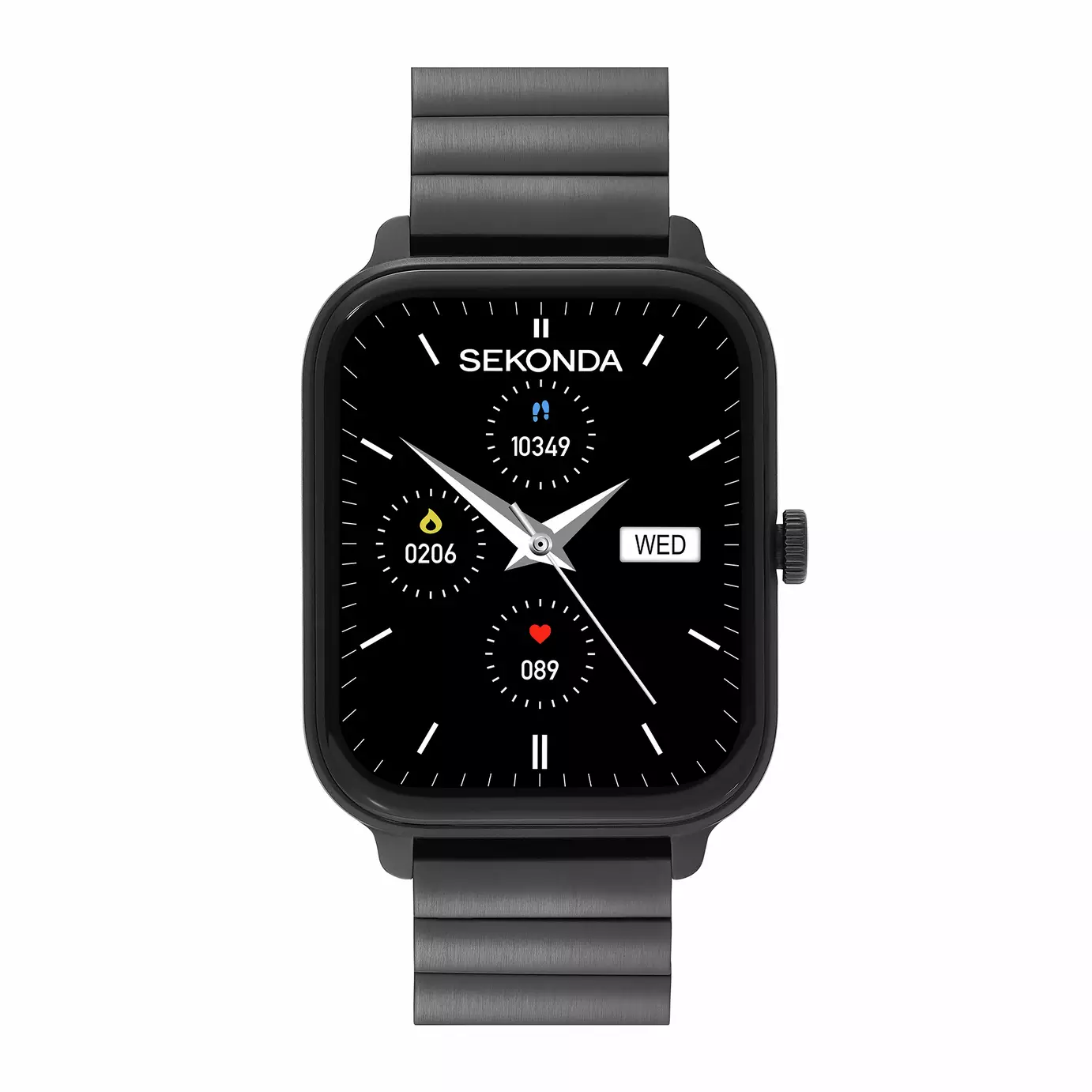 Sekonda Motion Lux Black Stainless Steel Smart Watch