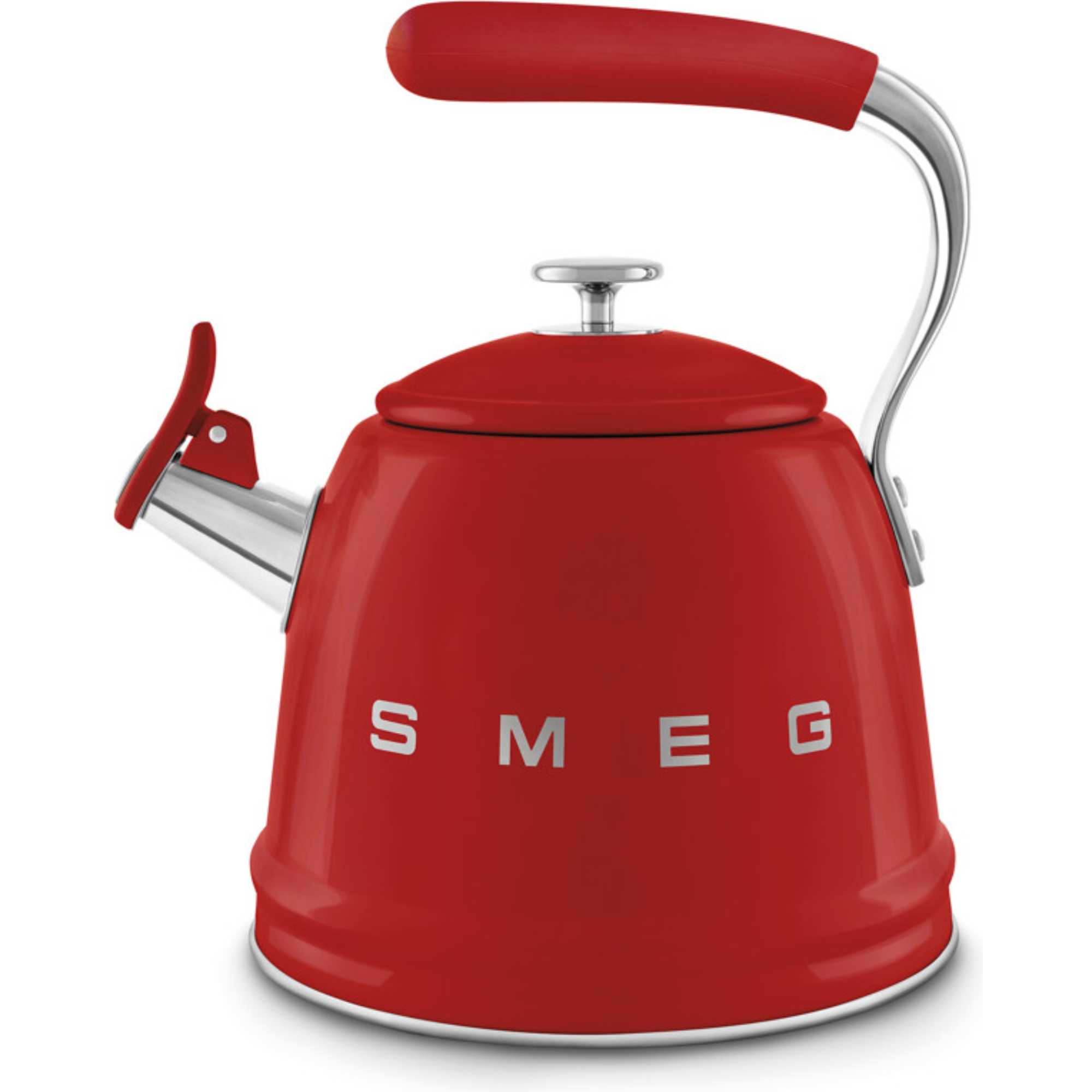 Smeg WKF01RD 2.3L 50s Style Whistling Kettle - Red