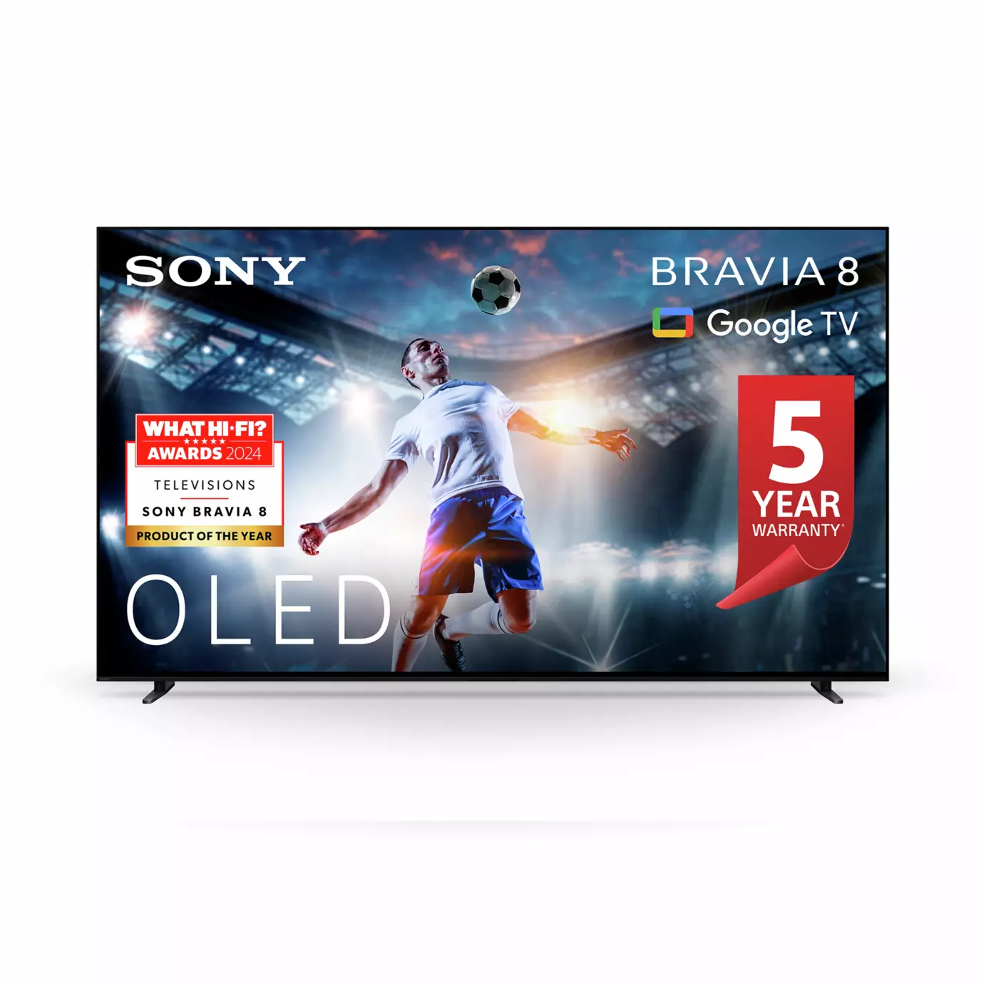 Sony 77 Inch K77XR80PU Smart 4K HDR OLED Freeview TV