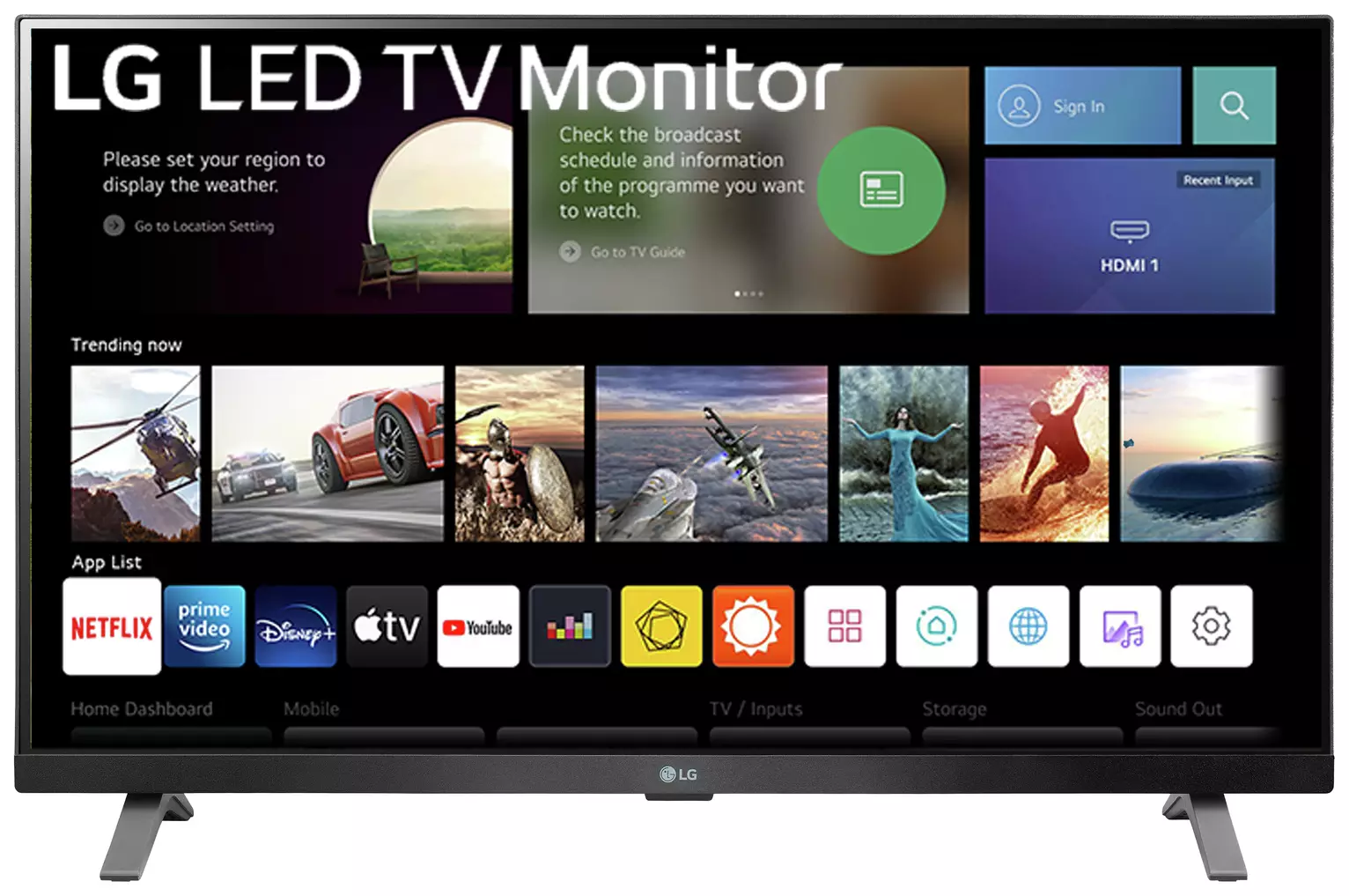 LG 27 Inch 27TQ625SPZ Smart FHD IPS LED TV
