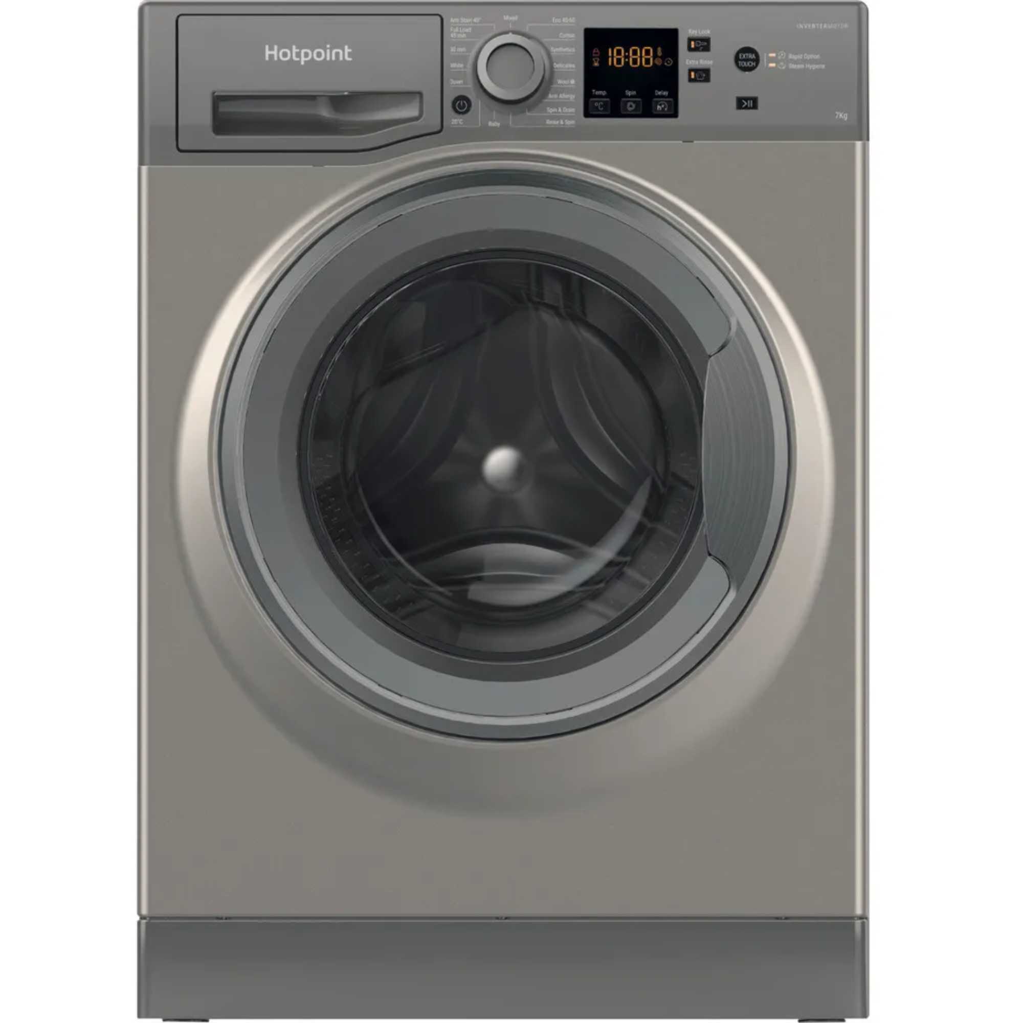 Hotpoint Anti-Stain 7kg 1400rpm Washing Machine - NSWF 7469 GG UK