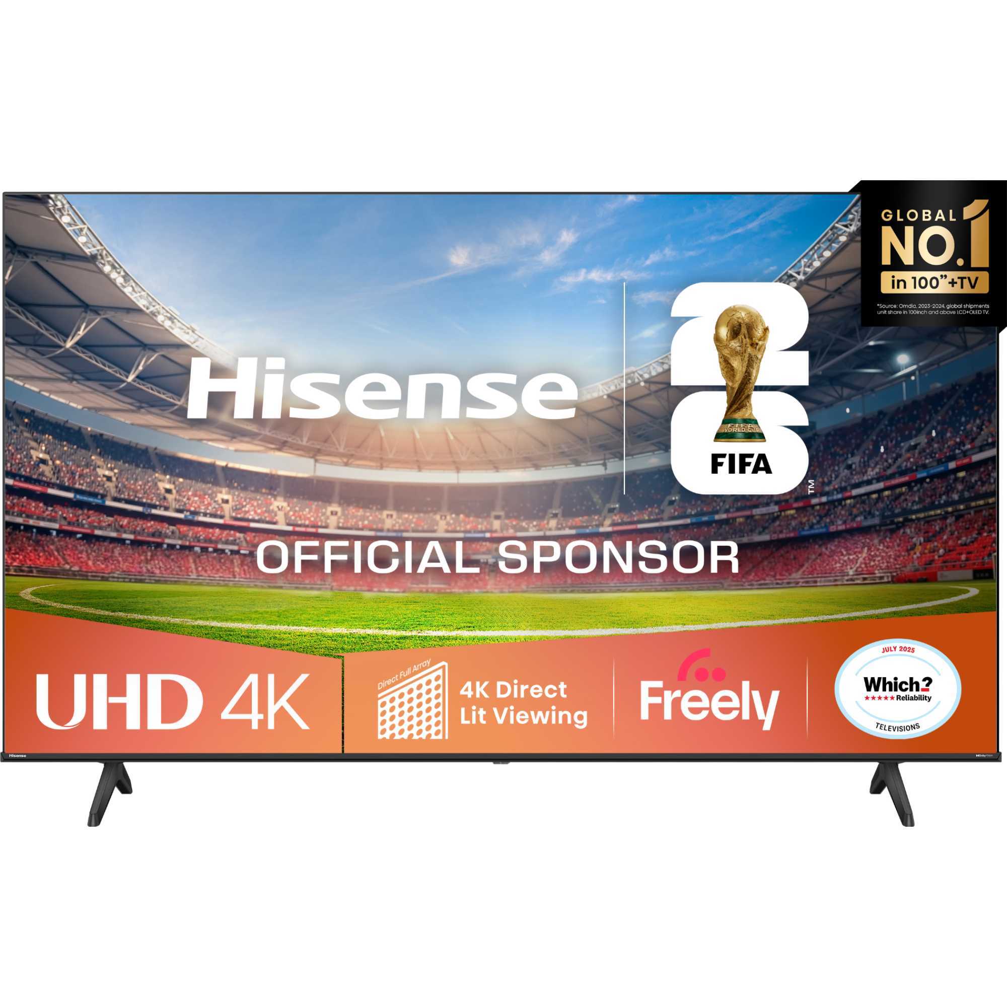 Hisense 65A6QTUK 65" 4K Quantum Dot Colour Smart TV