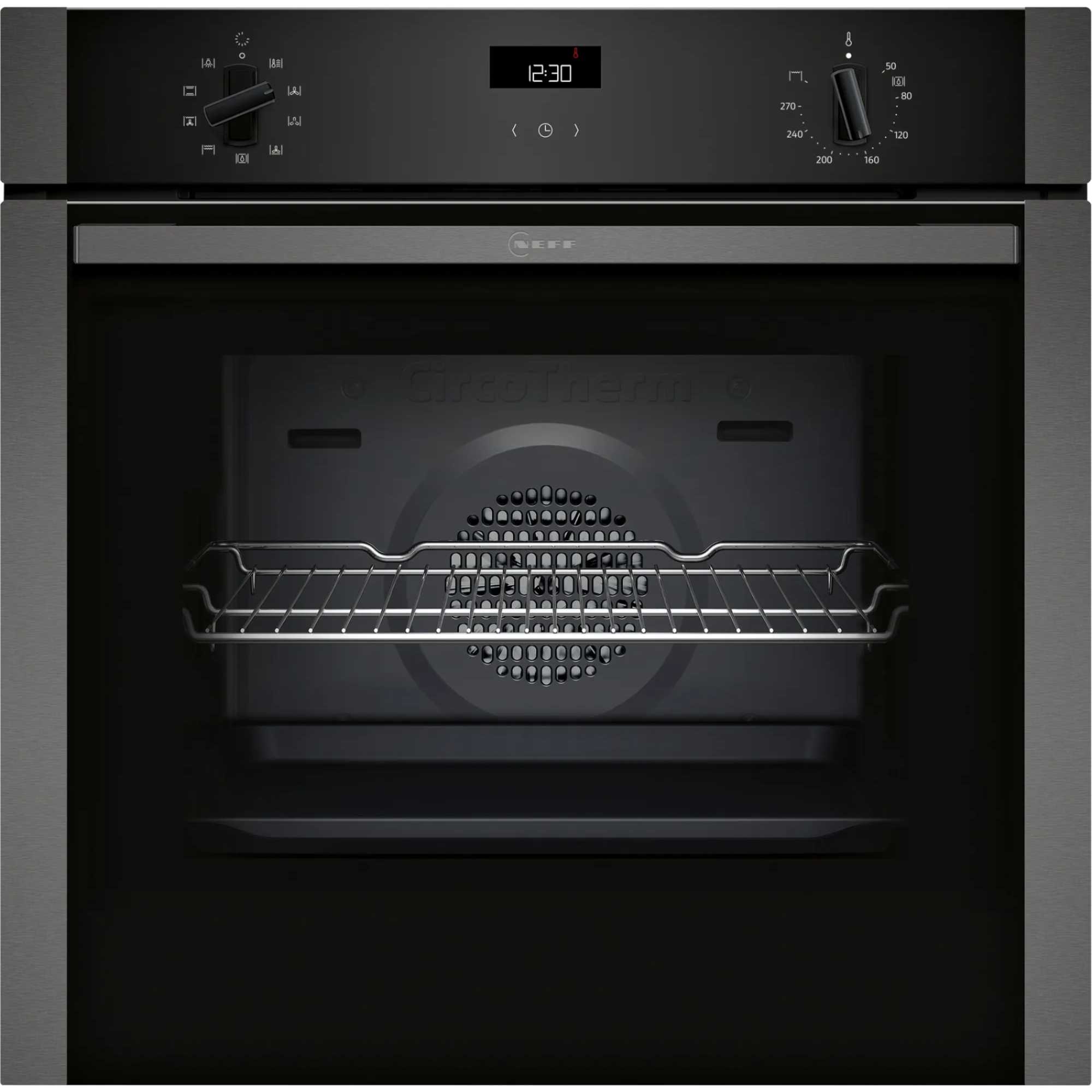 NEFF N 50 B1ACE4AG3B Built-In Single Oven - Graphite Grey