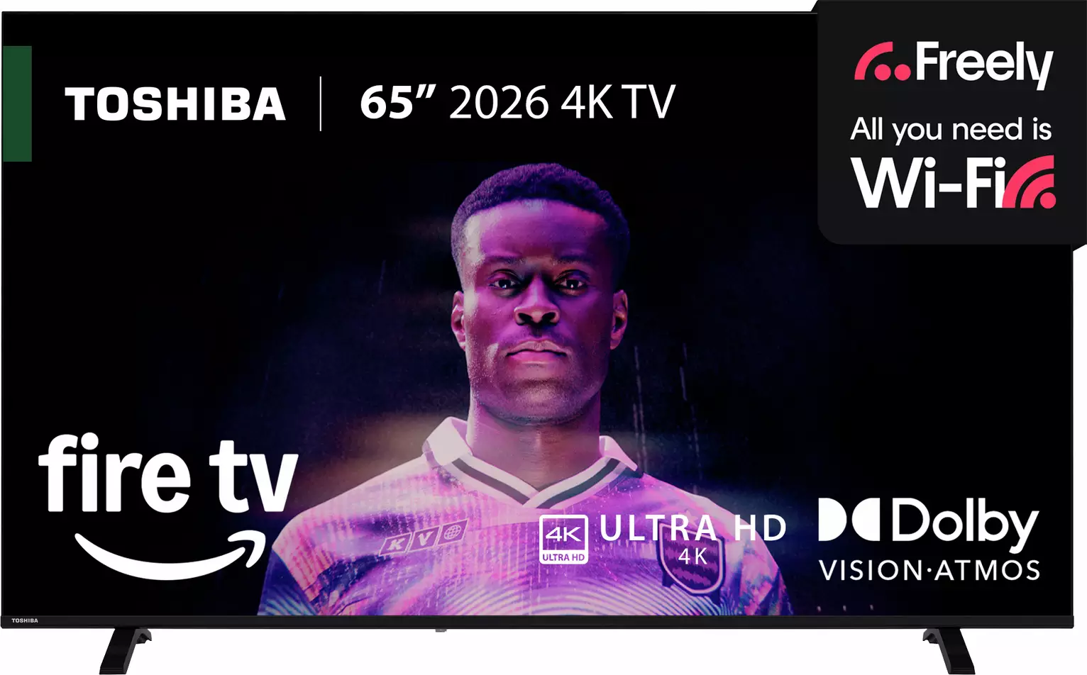 Toshiba 65 Inch 65UF2653DB Smart 4K UHD HDR Freely Fire TV